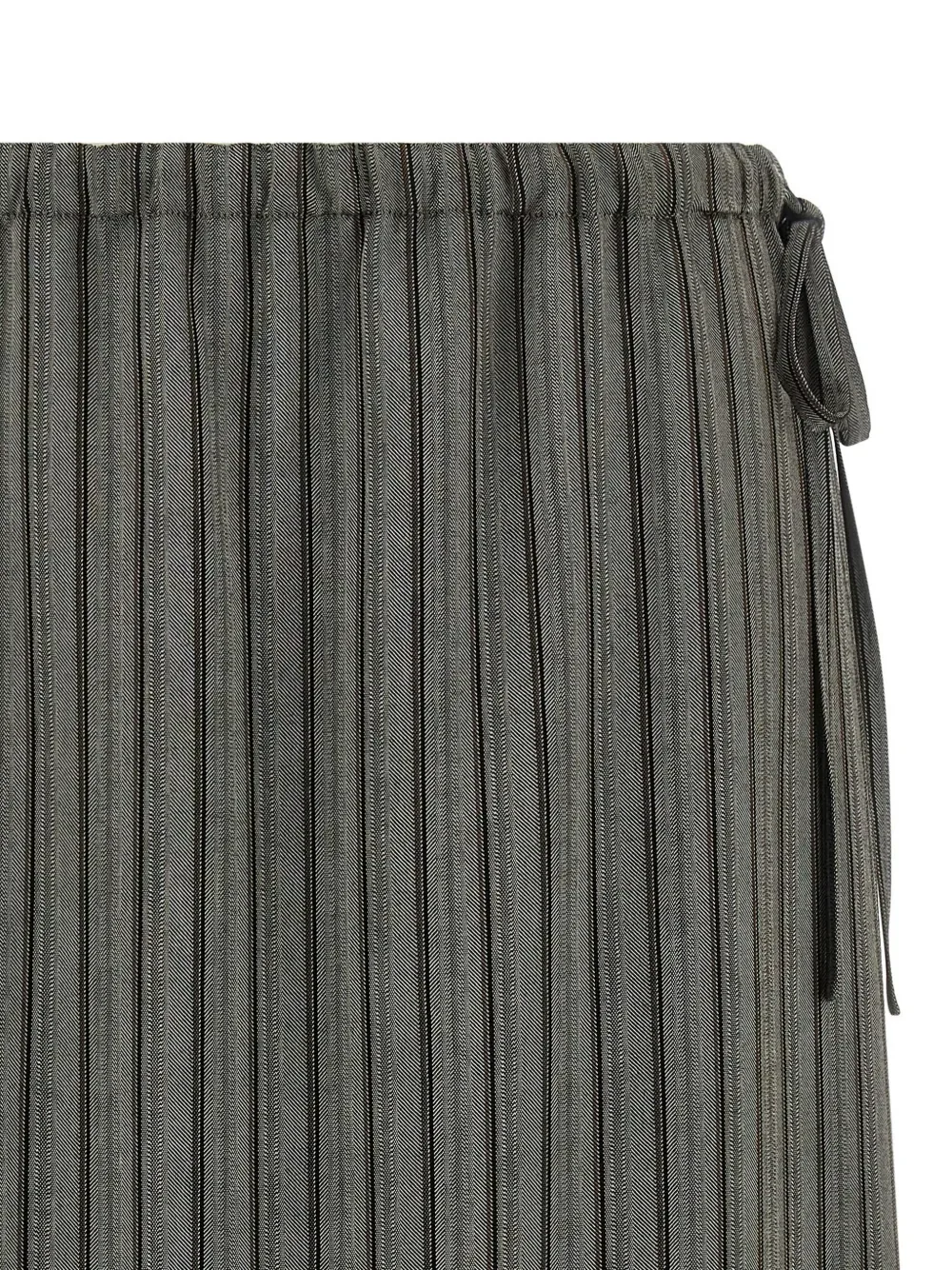 DRIES VAN NOTEN - Women Striped Scotts Embellished Skirt - Image 4