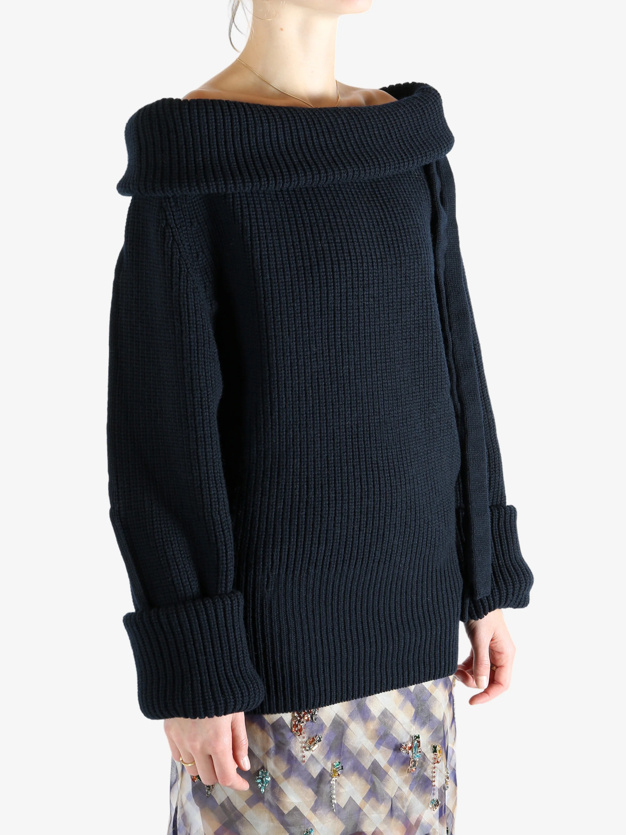 DRIES VAN NOTEN - Women Boatneck Sweater - Image 2