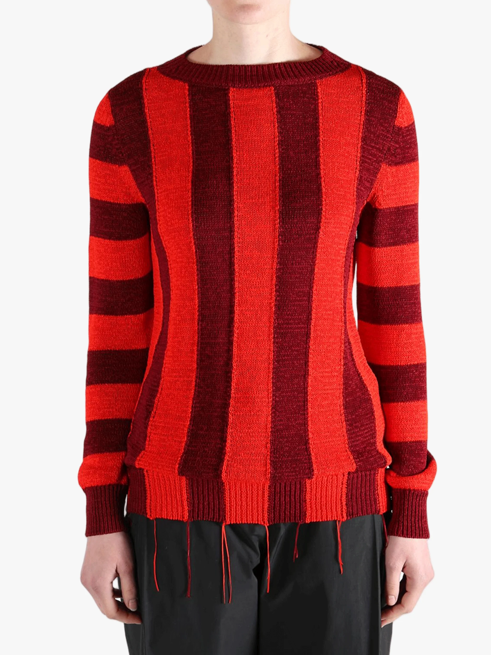 DRIES VAN NOTEN - Women Viscose Knit Striped Sweater