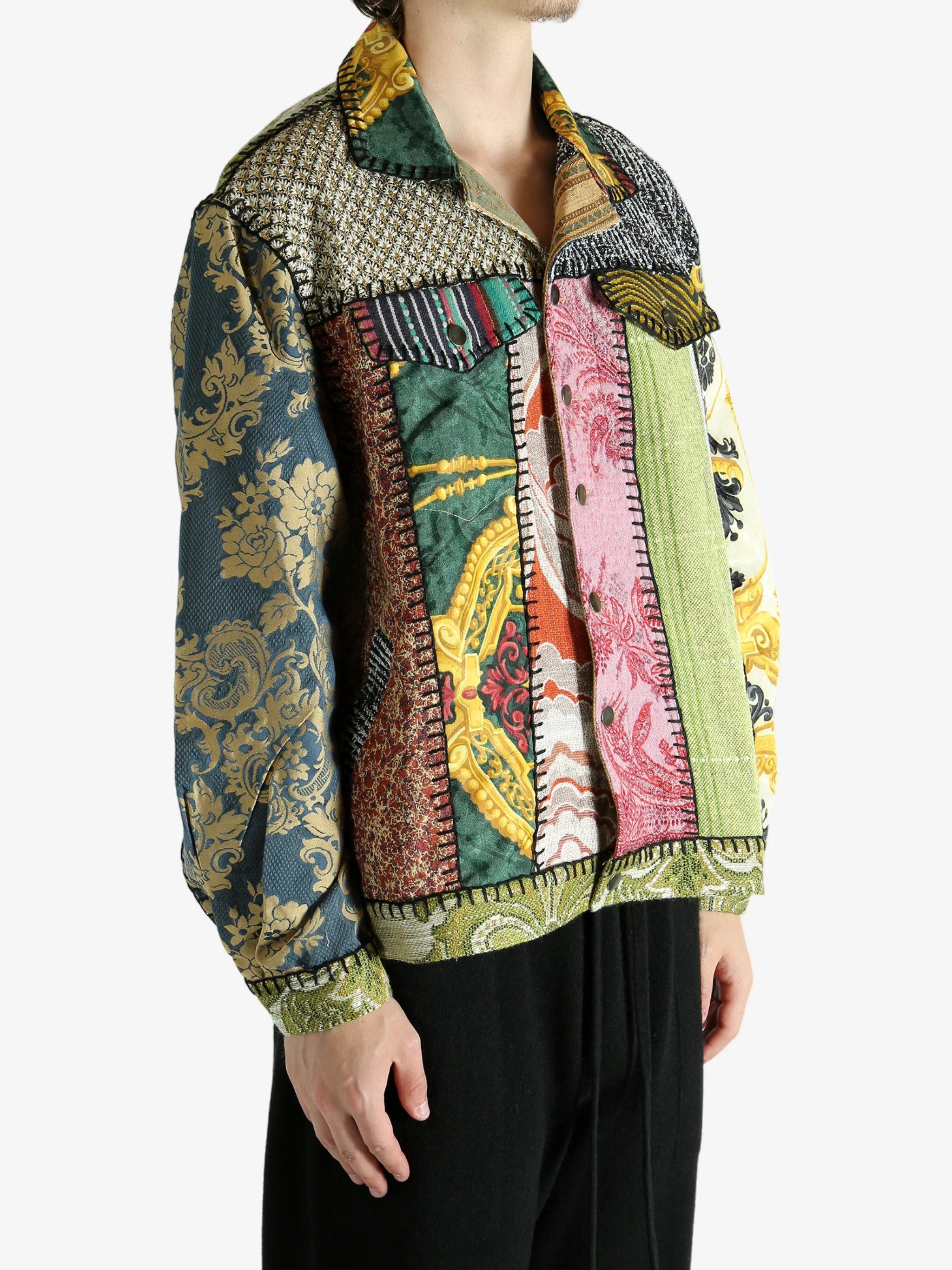 EMERGENCY ROOM - Men Patchworked Warde Denim Jacket - Image 2