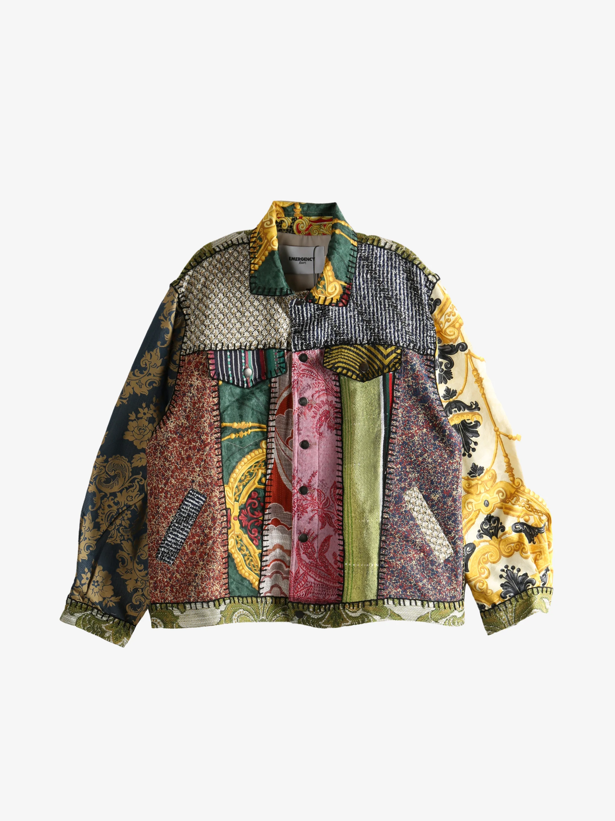 EMERGENCY ROOM - Men Patchworked Warde Denim Jacket - Image 4
