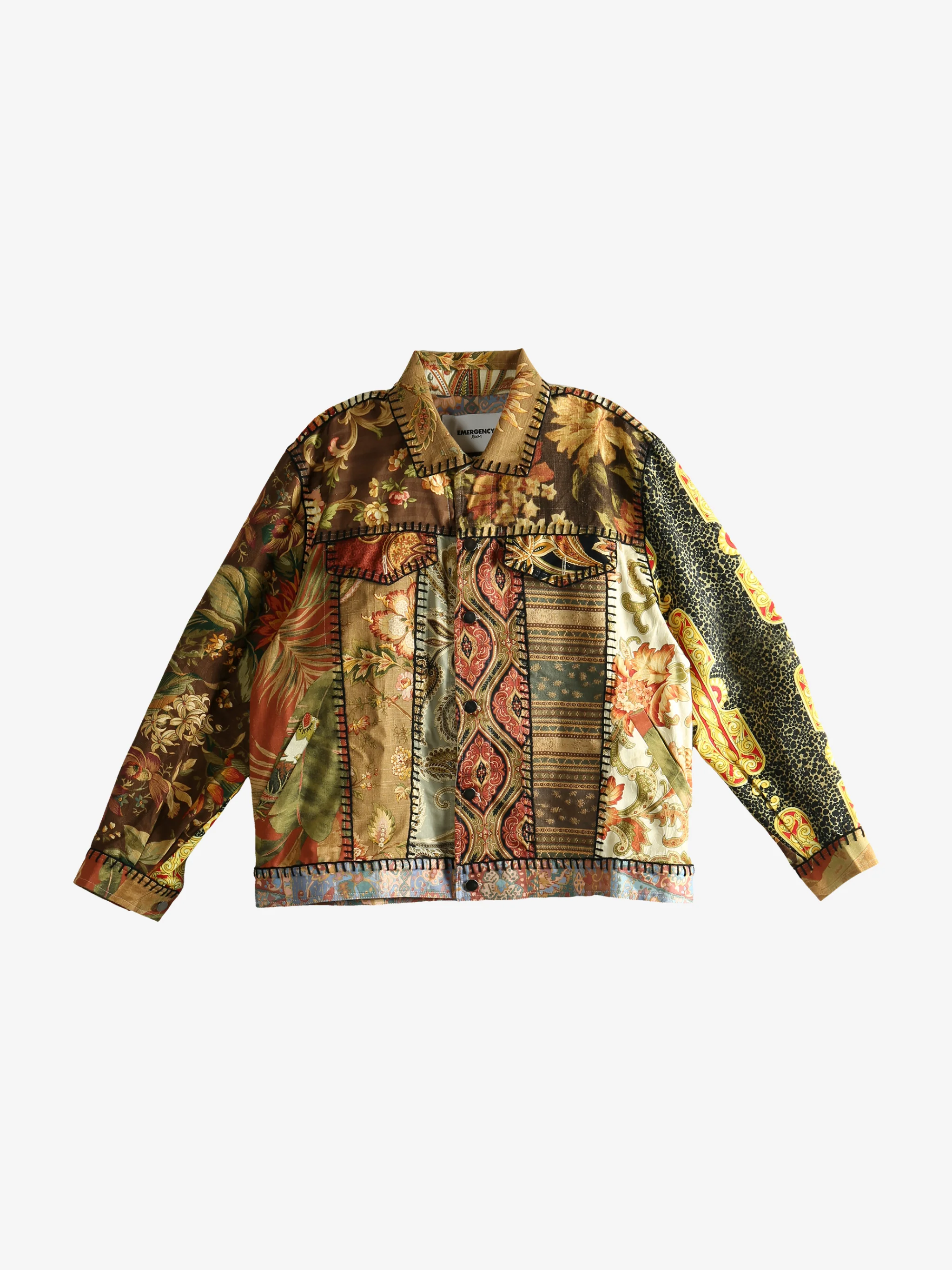 EMERGENCY ROOM - Men Patchworked Warde Denim Jacket - Image 4