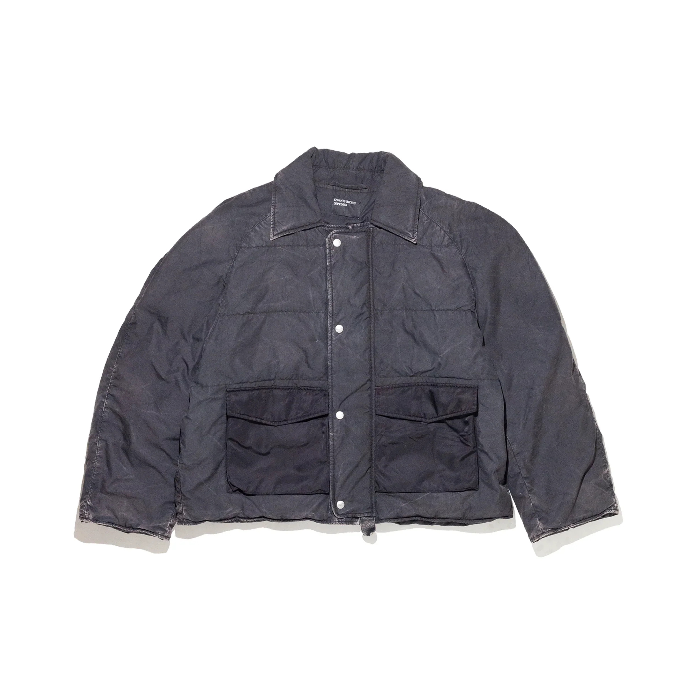 ENFANTS RICHES DEPRIMES - Men Collared Military Puffer - Image 2