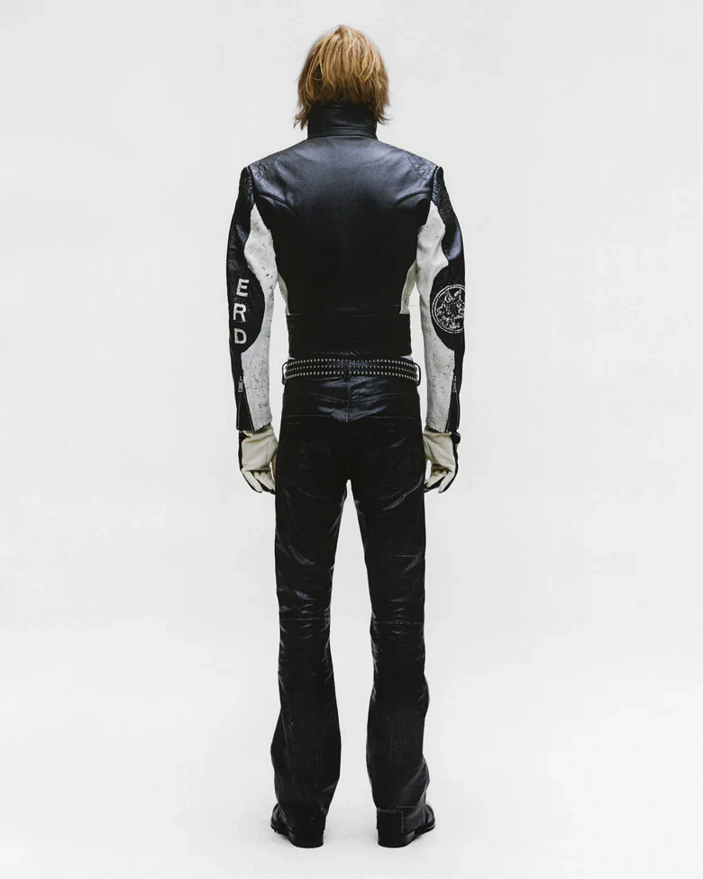 ENFANTS RICHES DEPRIMES - Men Dog In Restraint Leather Jacket - Image 3