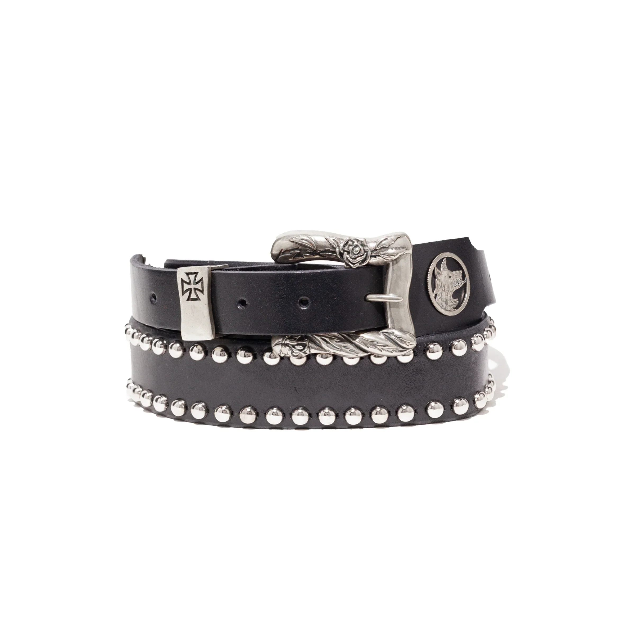 ENFANTS RICHES DEPRIMES - Men Double Buckle German Dog Belt - Image 2