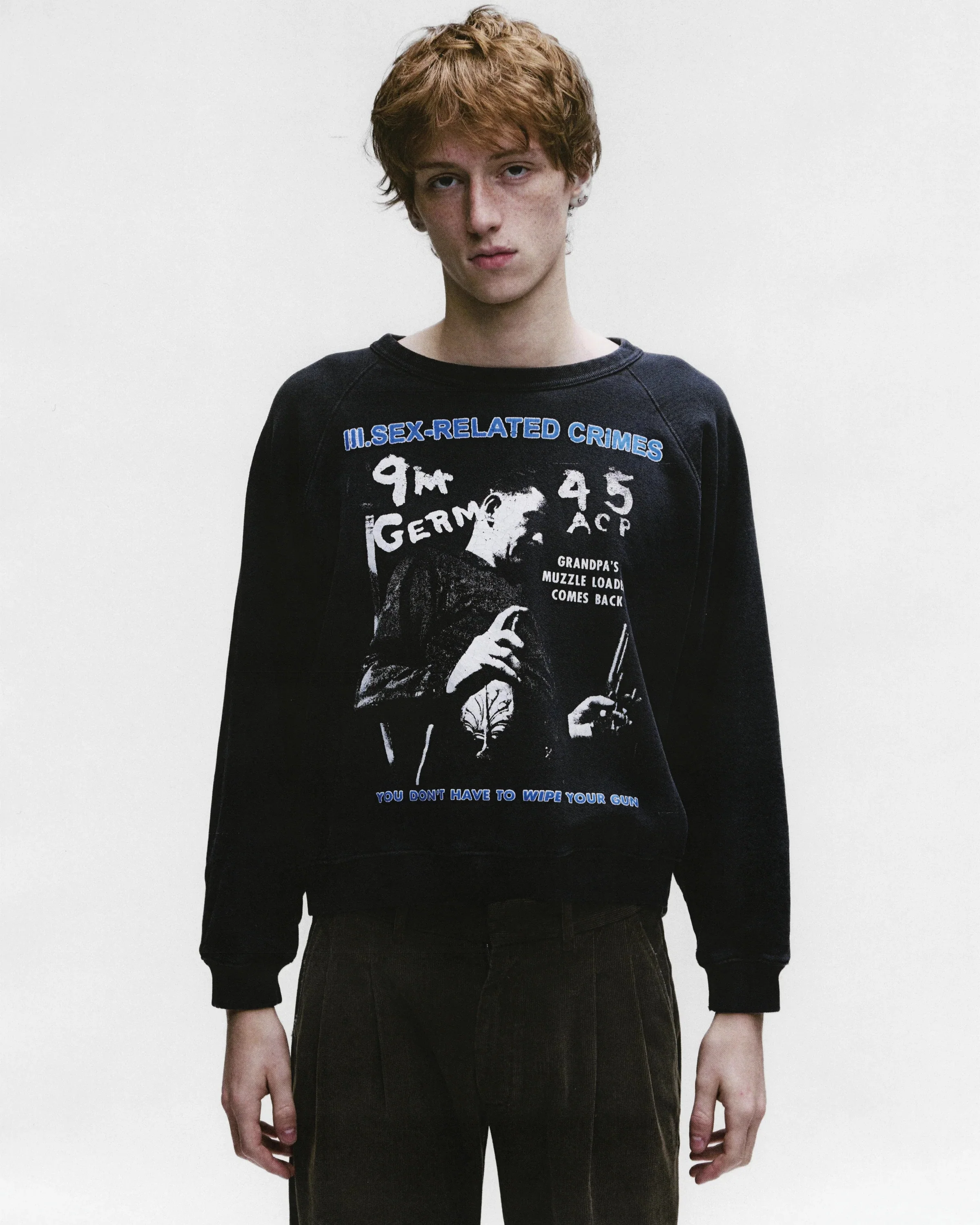 ENFANTS RICHES DEPRIMES - Men Sex-Related Crimes Raglan Sweatshirt