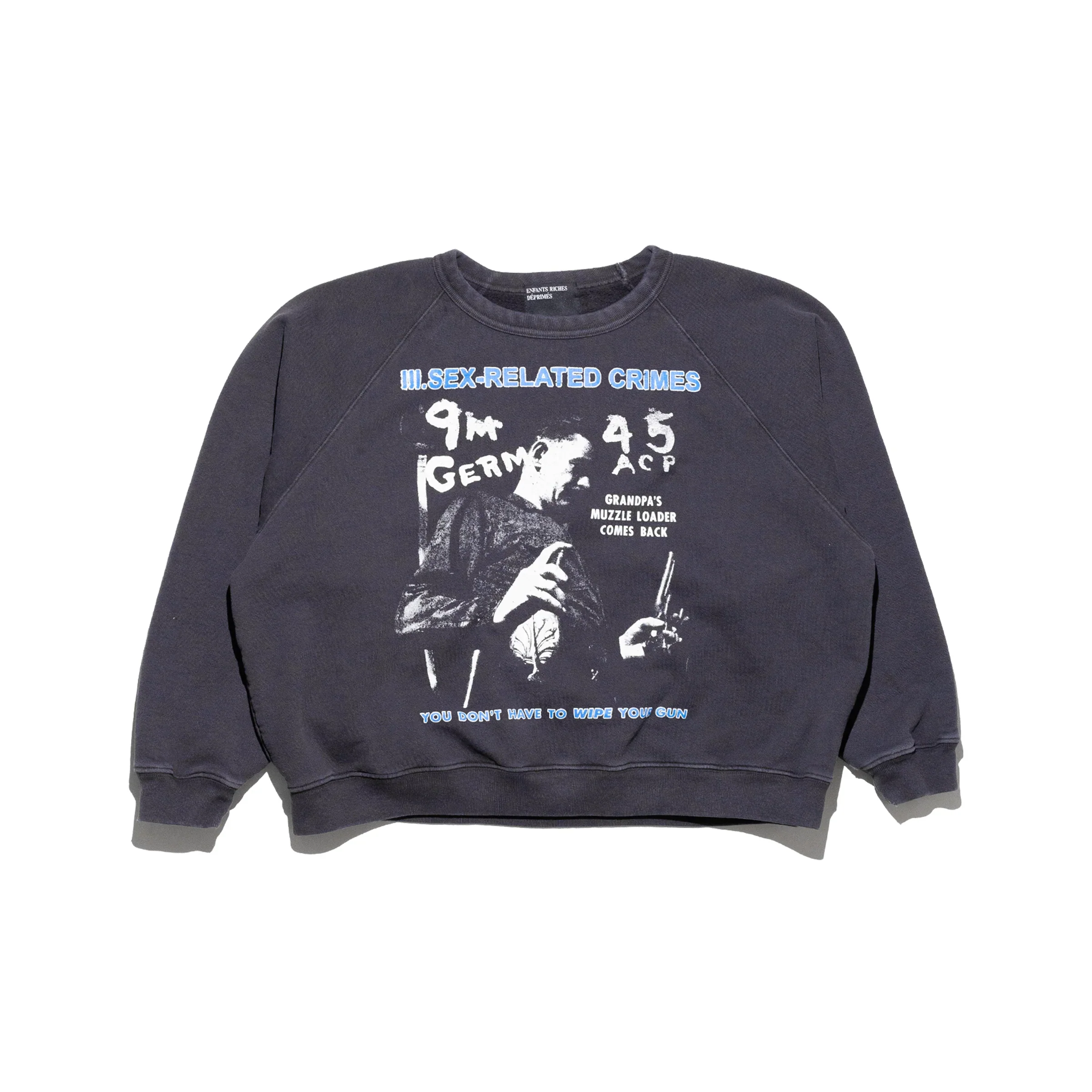 ENFANTS RICHES DEPRIMES - Men Sex-Related Crimes Raglan Sweatshirt - Image 3