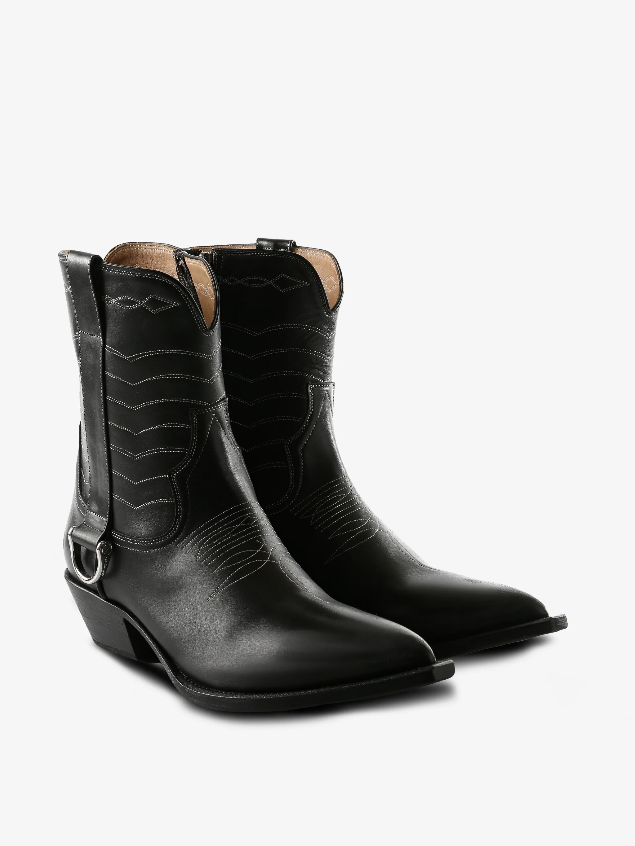 ENFANTS RICHES DEPRIMES - Men Split Ends Cut Off Cowboy Boot - Image 2
