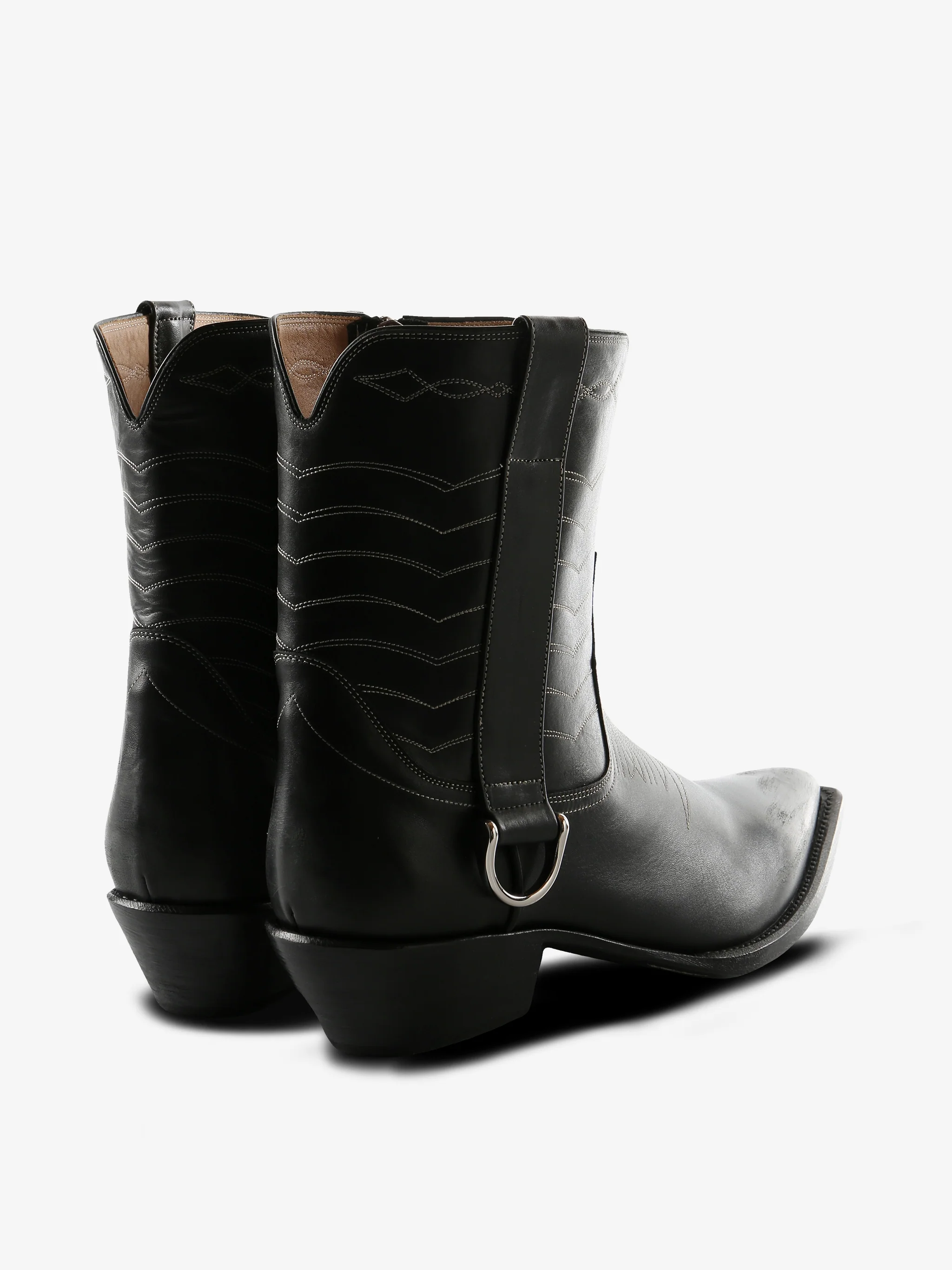 ENFANTS RICHES DEPRIMES - Men Split Ends Cut Off Cowboy Boot - Image 3
