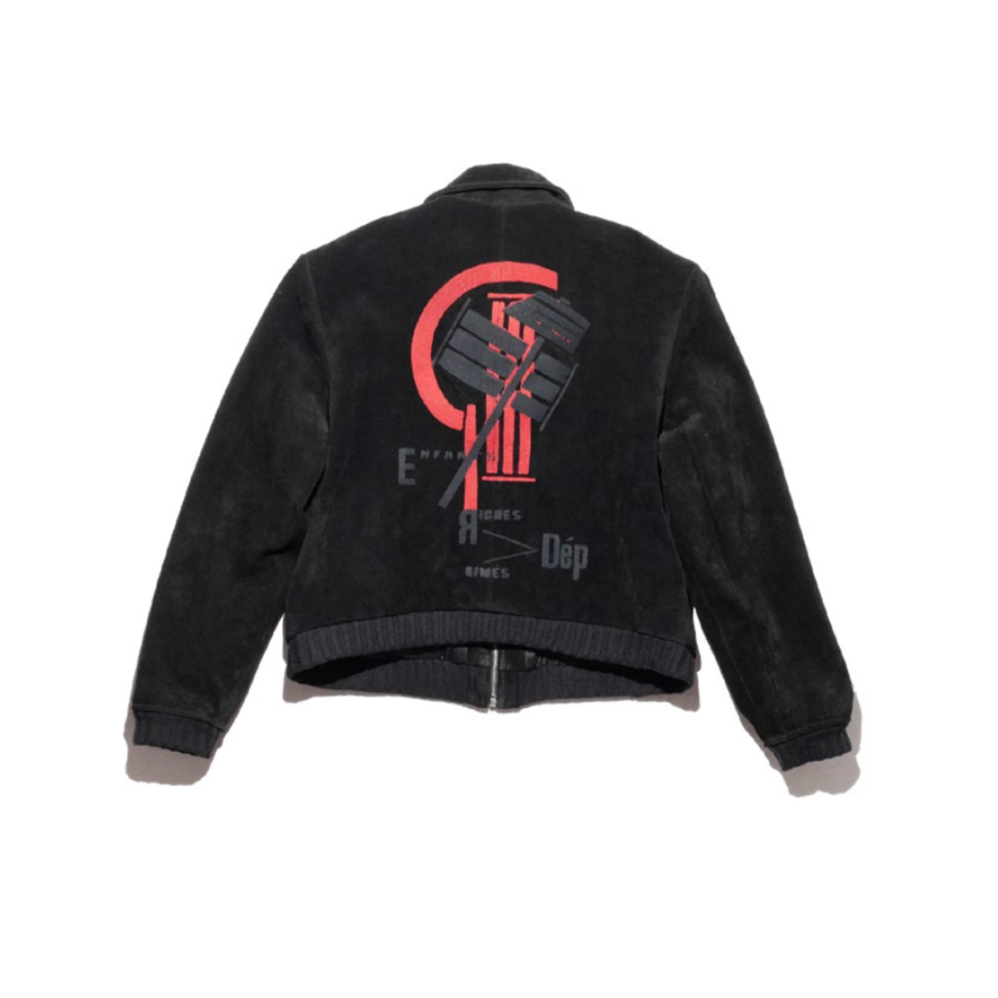 ENFANTS RICHES DEPRIMES - Men Suede Constructivist Jacket - Image 4