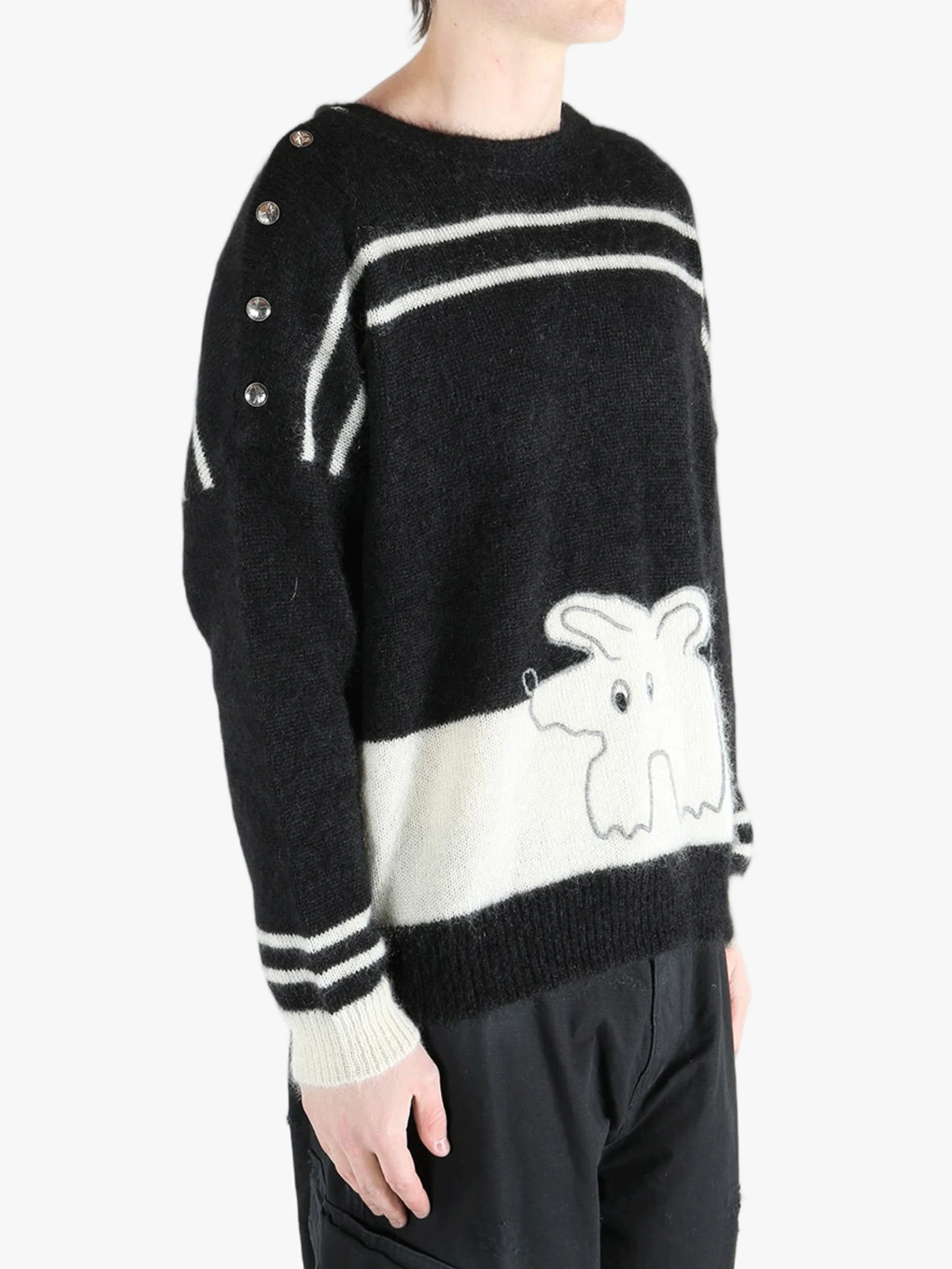 ENFANTS RICHES DEPRIMES - Unisex Mohair Rat Sweater - Image 2