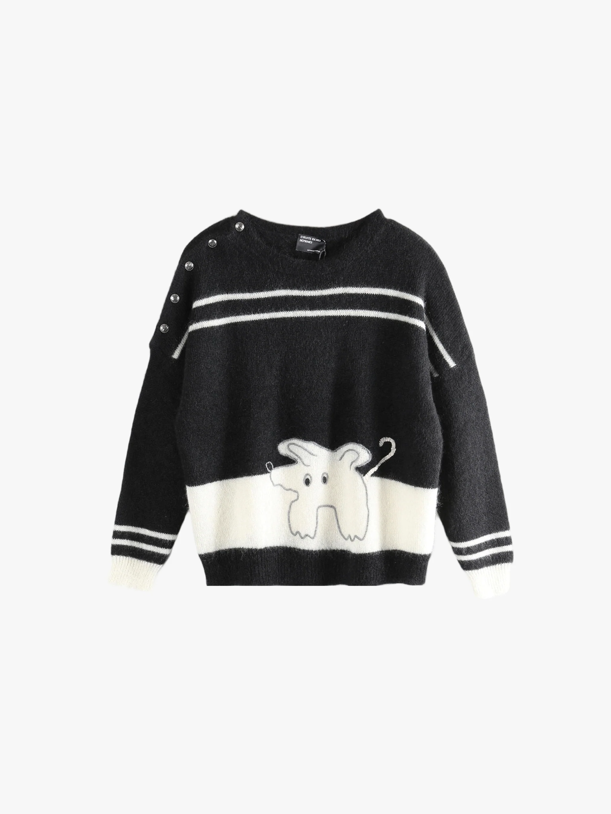 ENFANTS RICHES DEPRIMES - Unisex Mohair Rat Sweater - Image 4