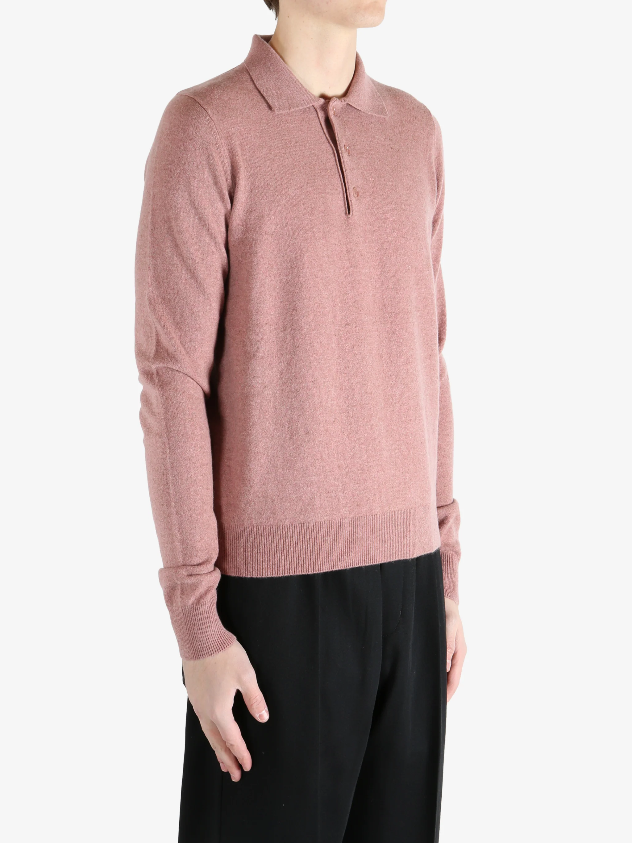 EXTREME CASHMERE - Unisex N°223 Be For Polo Shirt Sweater - Image 2