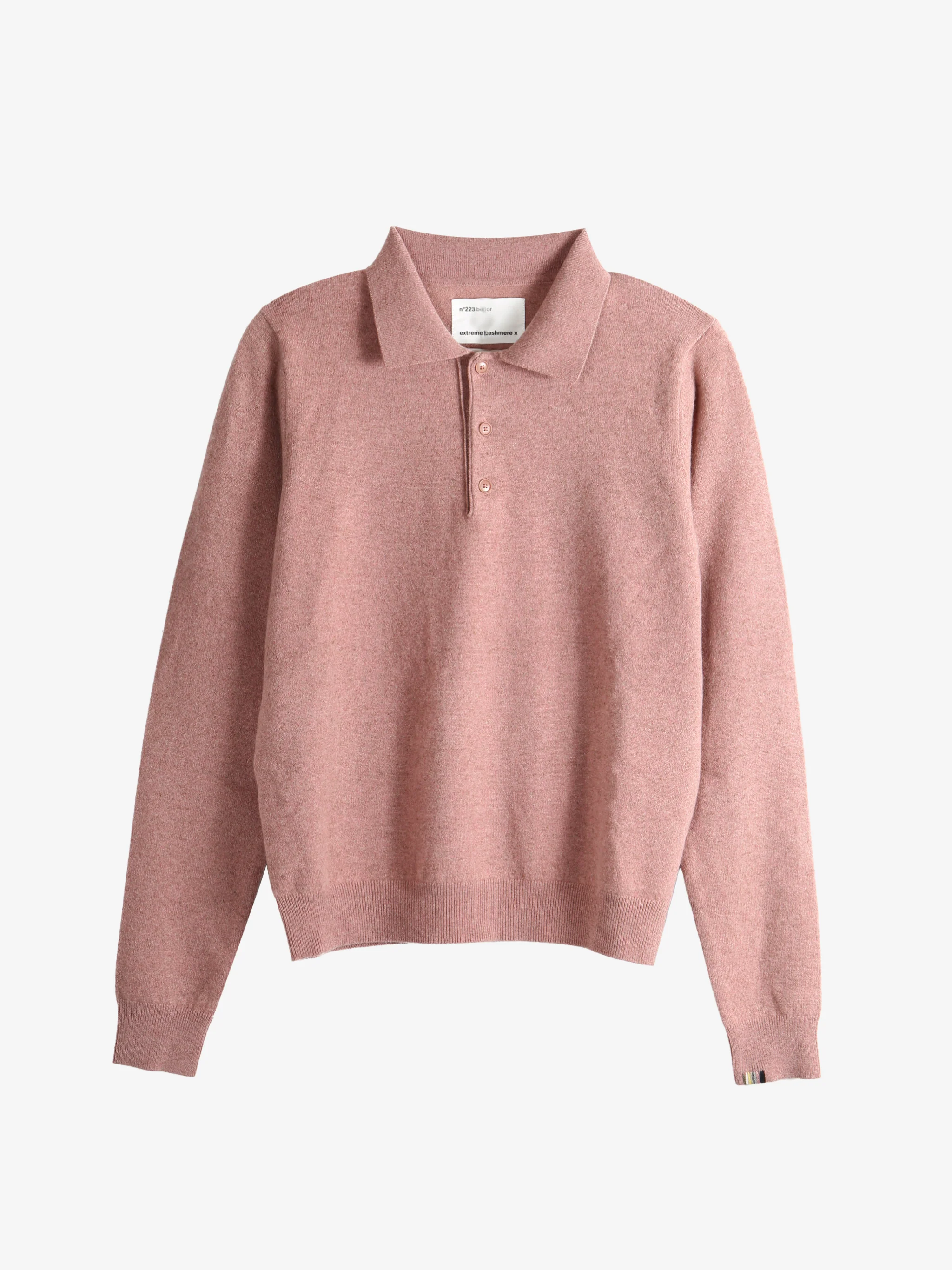EXTREME CASHMERE - Unisex N°223 Be For Polo Shirt Sweater - Image 4