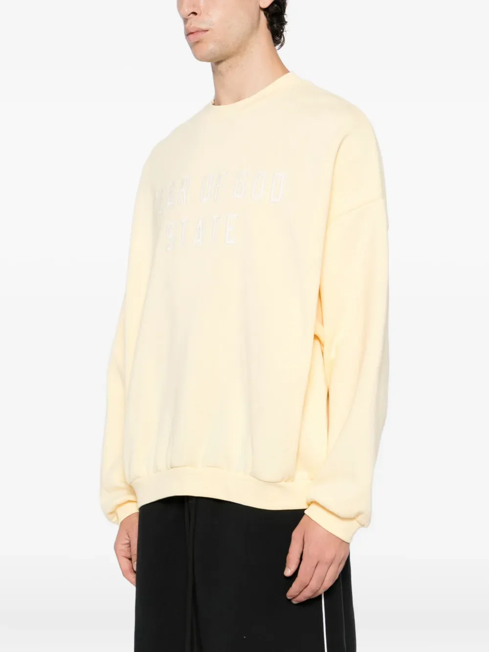 FEAR OF GOD ESSENTIALS - Men 90’S Fit Fleece Crewneck Sweats - Image 2