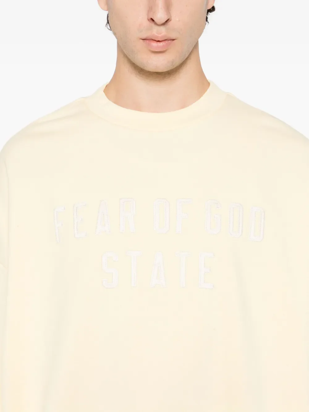 FEAR OF GOD ESSENTIALS - Men 90’S Fit Fleece Crewneck Sweats - Image 4