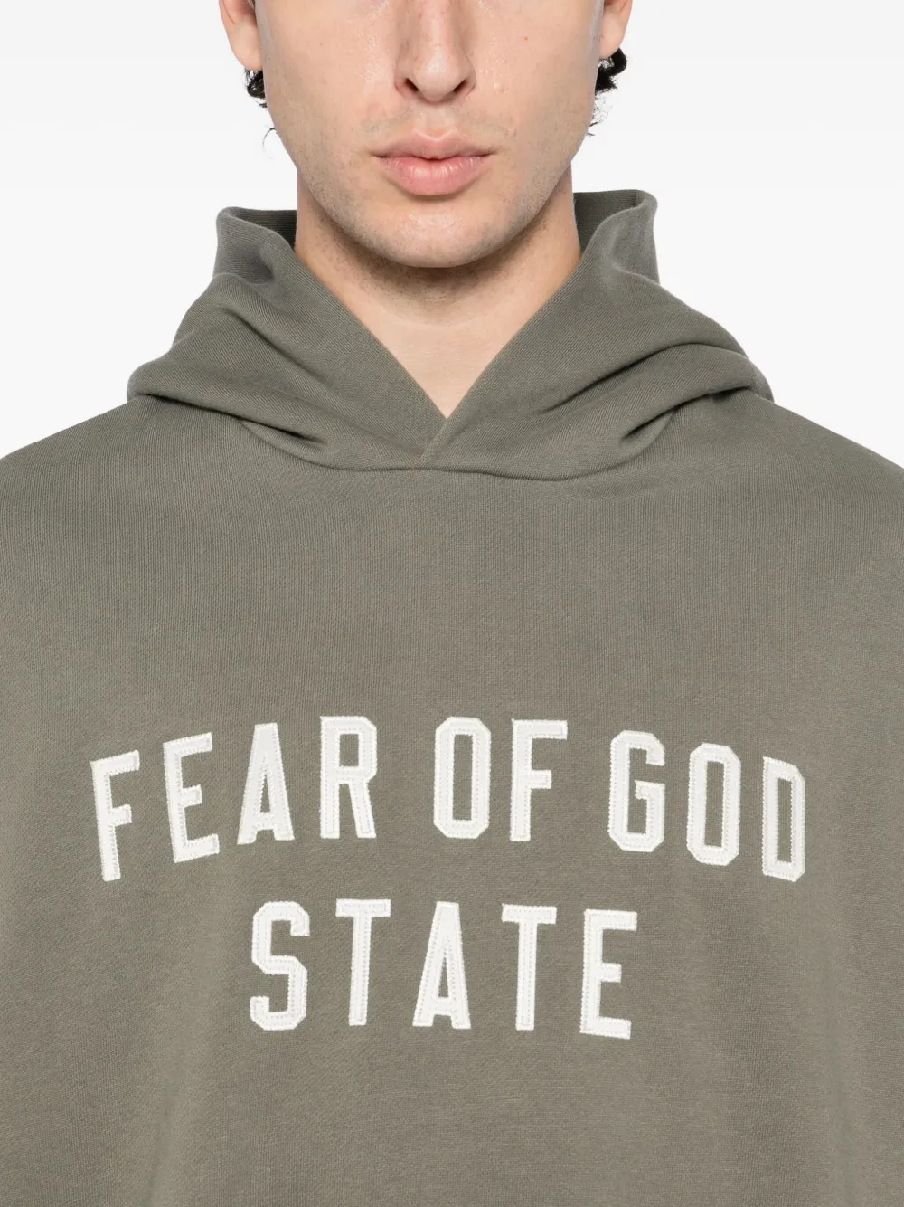 FEAR OF GOD ESSENTIALS - Men 90’S Fit Fleece Hoodie - Image 4