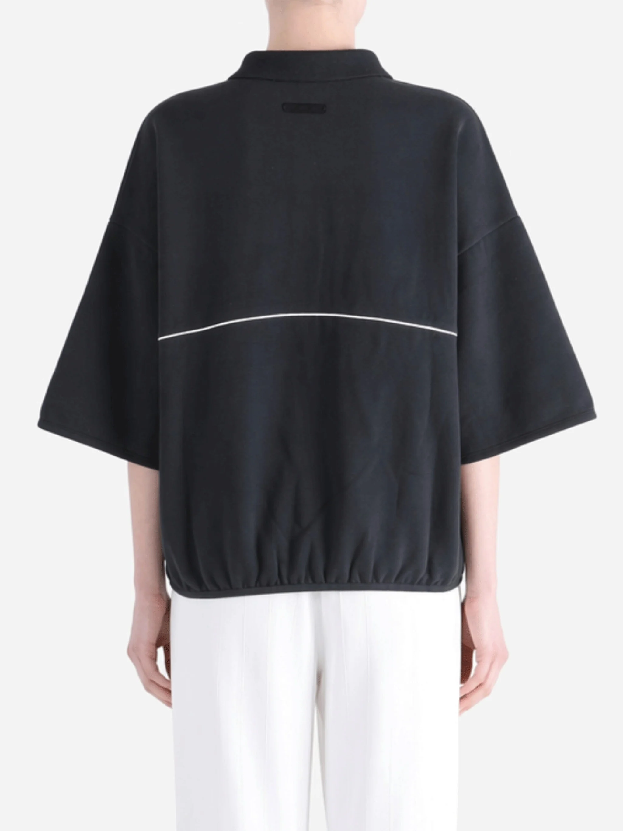FEAR OF GOD ESSENTIALS - Men Active Trace 3/4 Sleeve Modern Polo Sweatshirt - Image 3