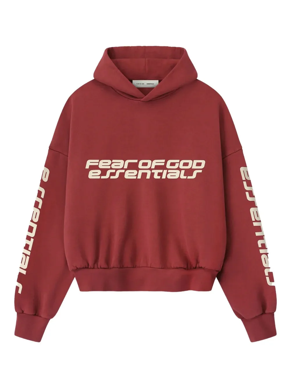FEAR OF GOD ESSENTIALS - Men Cropped Relaxed Hoodie