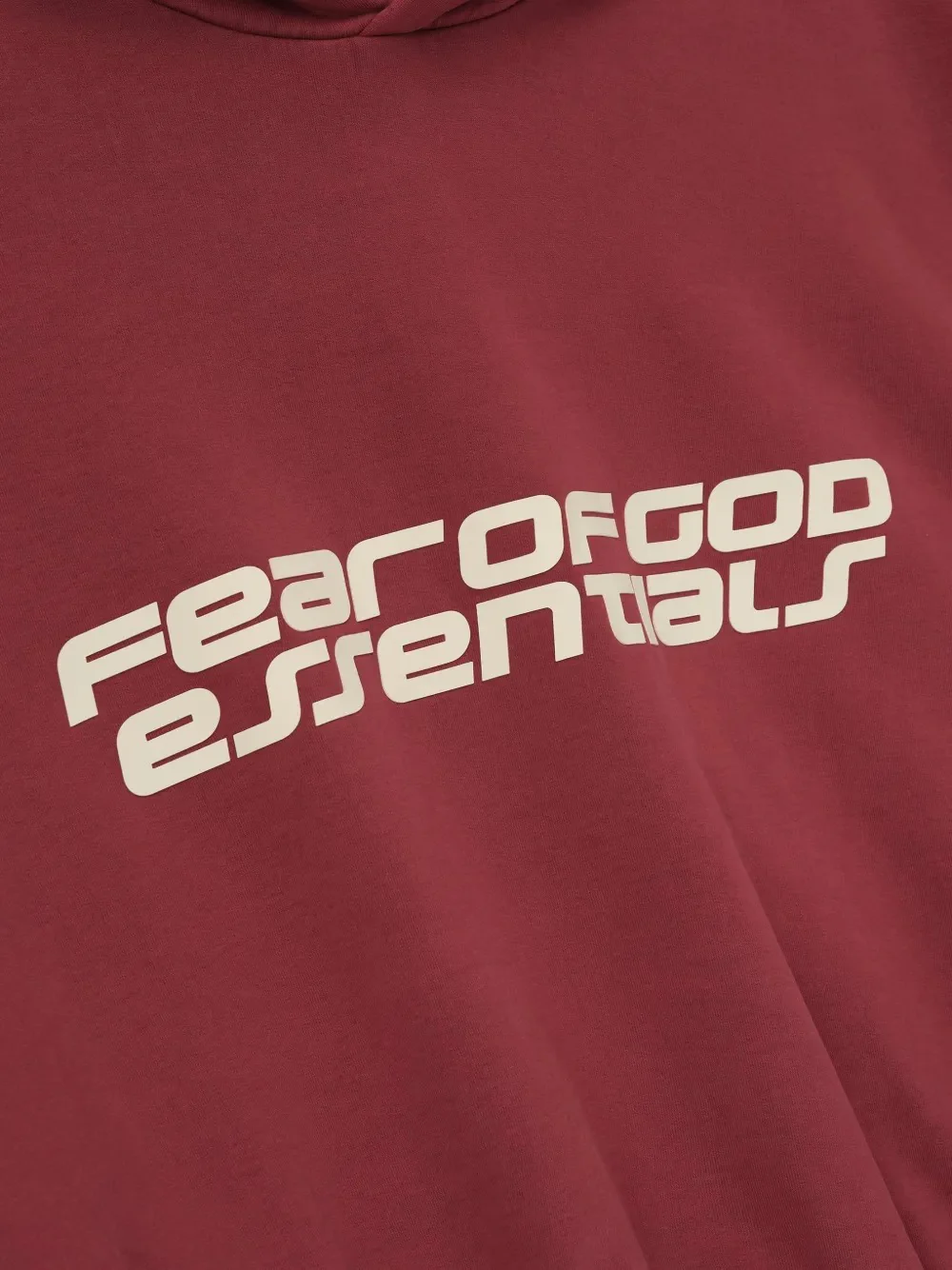 FEAR OF GOD ESSENTIALS - Men Cropped Relaxed Hoodie - Image 3