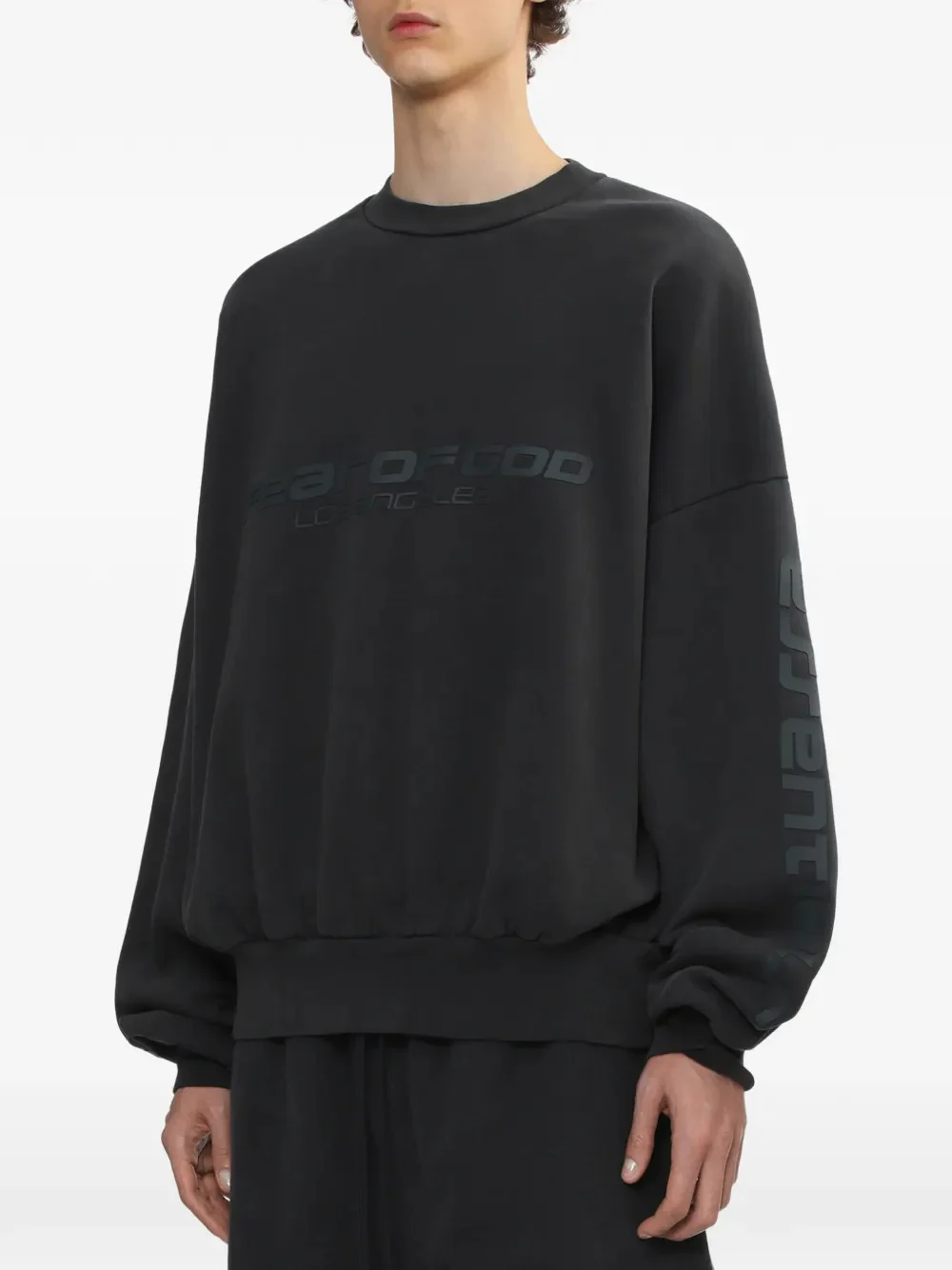FEAR OF GOD ESSENTIALS - Men Cropped Relaxed Sweatshirt