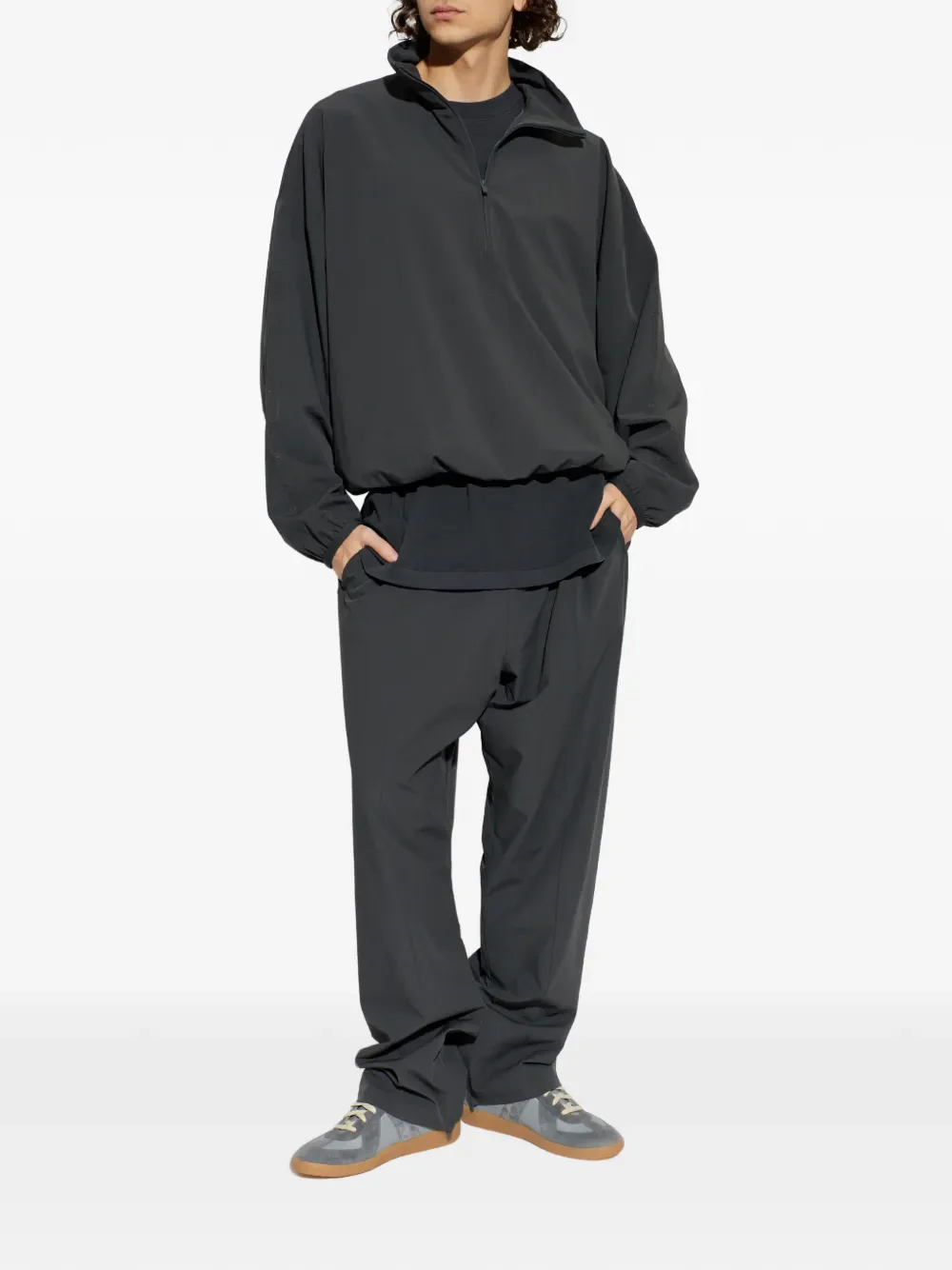 FEAR OF GOD ESSENTIALS - Men Half Zip Track Jacket