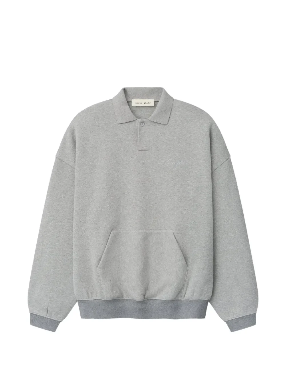 FEAR OF GOD ESSENTIALS - Men Signature 90'S Polo Sweatshirt