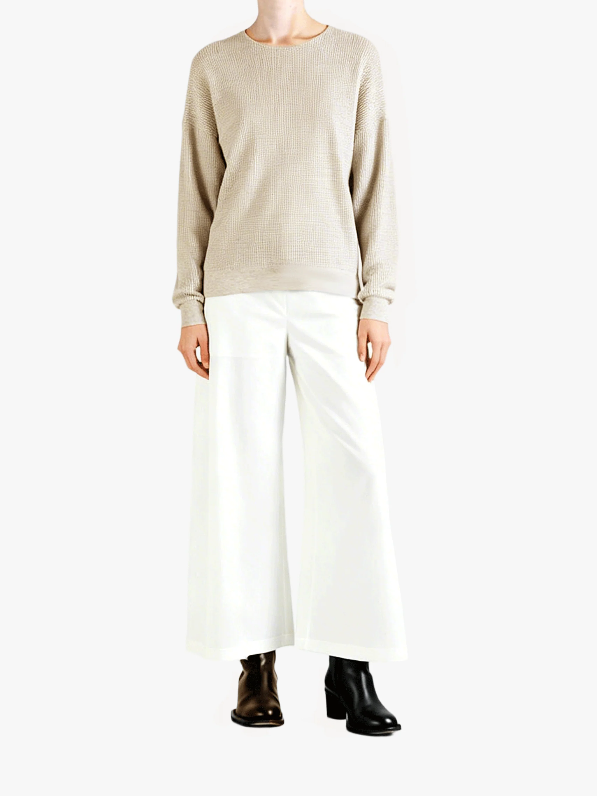 FEAR OF GOD ESSENTIALS - Men Signature Waffle 90'S Crewneck Sweater