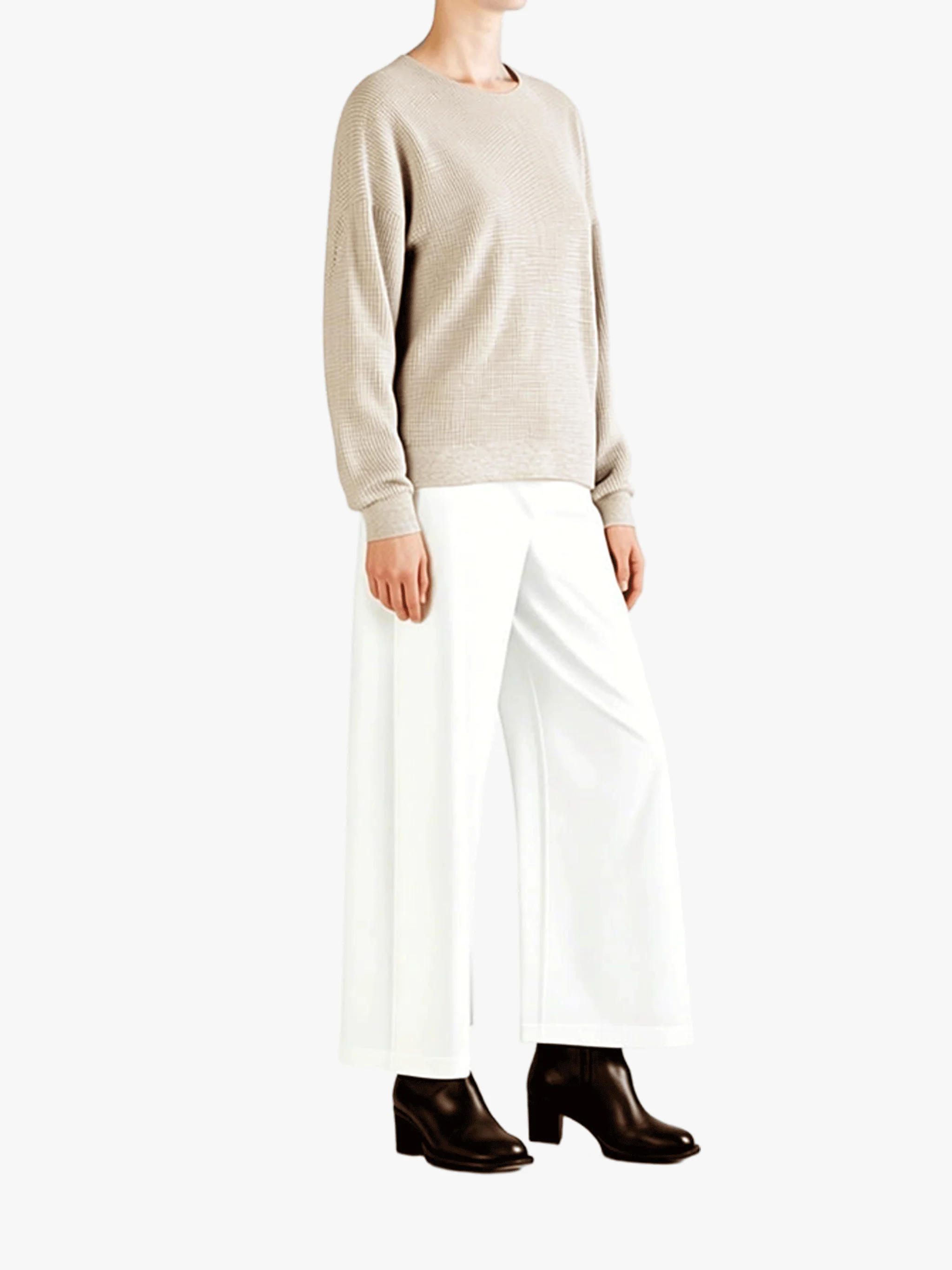 FEAR OF GOD ESSENTIALS - Men Signature Waffle 90'S Crewneck Sweater - Image 2