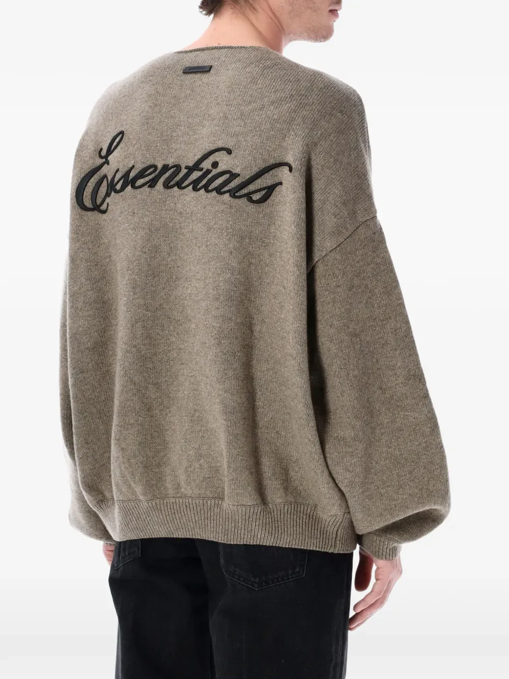 FEAR OF GOD ESSENTIALS - Men Waffle Crewneck Sweater - Image 2
