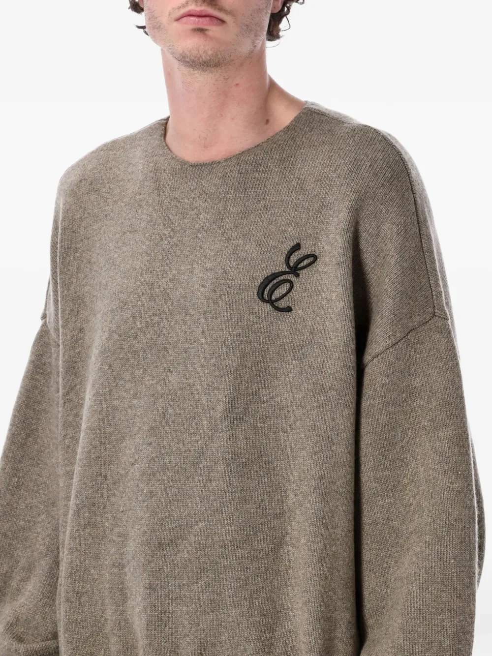 FEAR OF GOD ESSENTIALS - Men Waffle Crewneck Sweater - Image 3