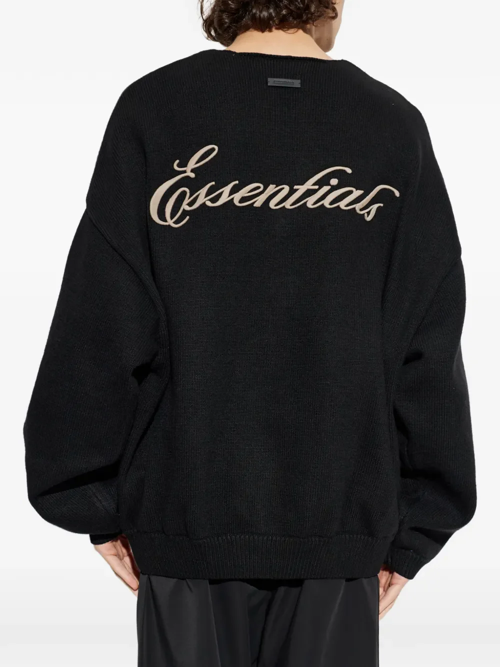 FEAR OF GOD ESSENTIALS - Men Waffle Crewneck Sweater - Image 3