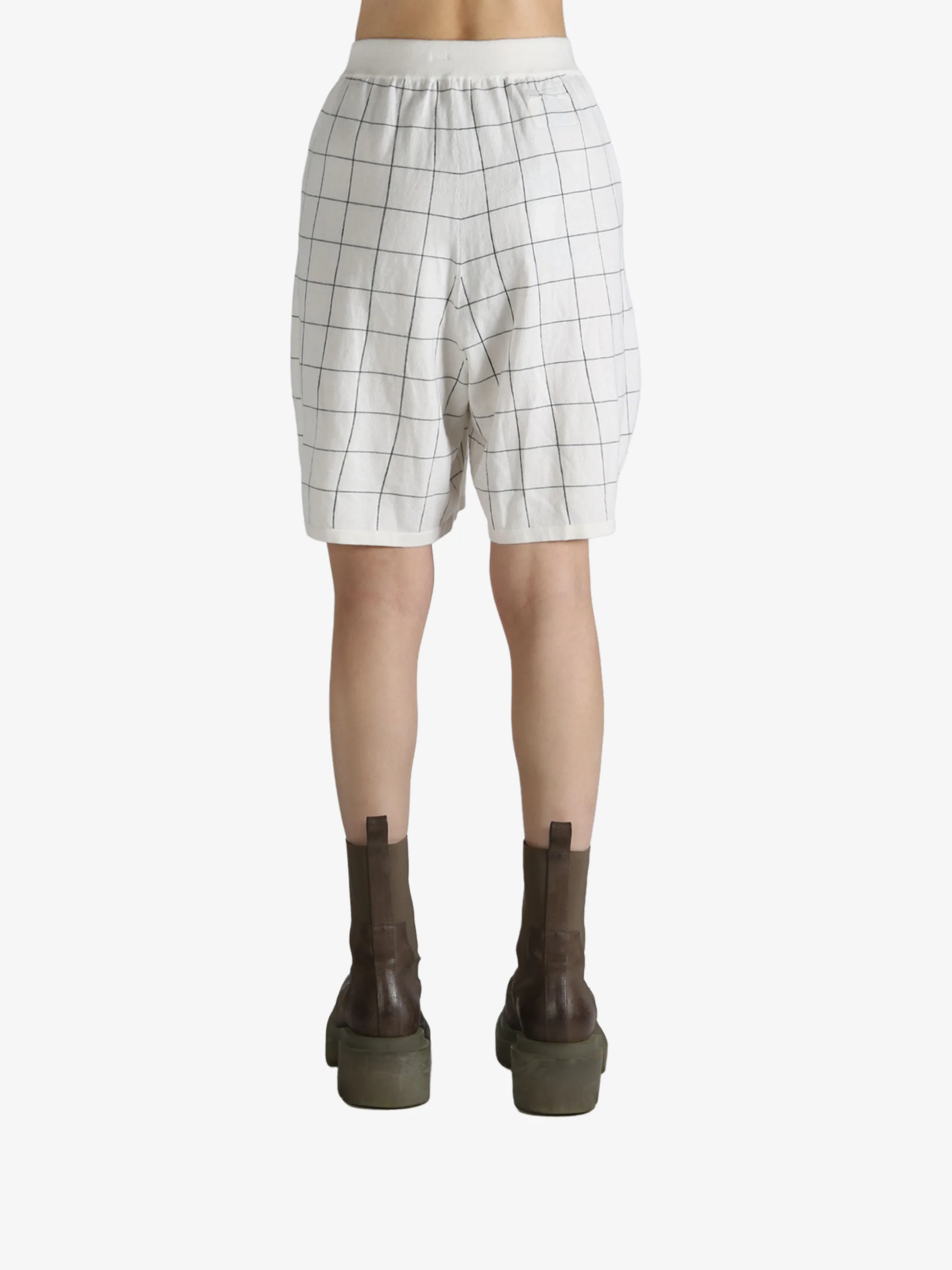 FRENCKENBERGER - Women Checkered Shorts - Image 3