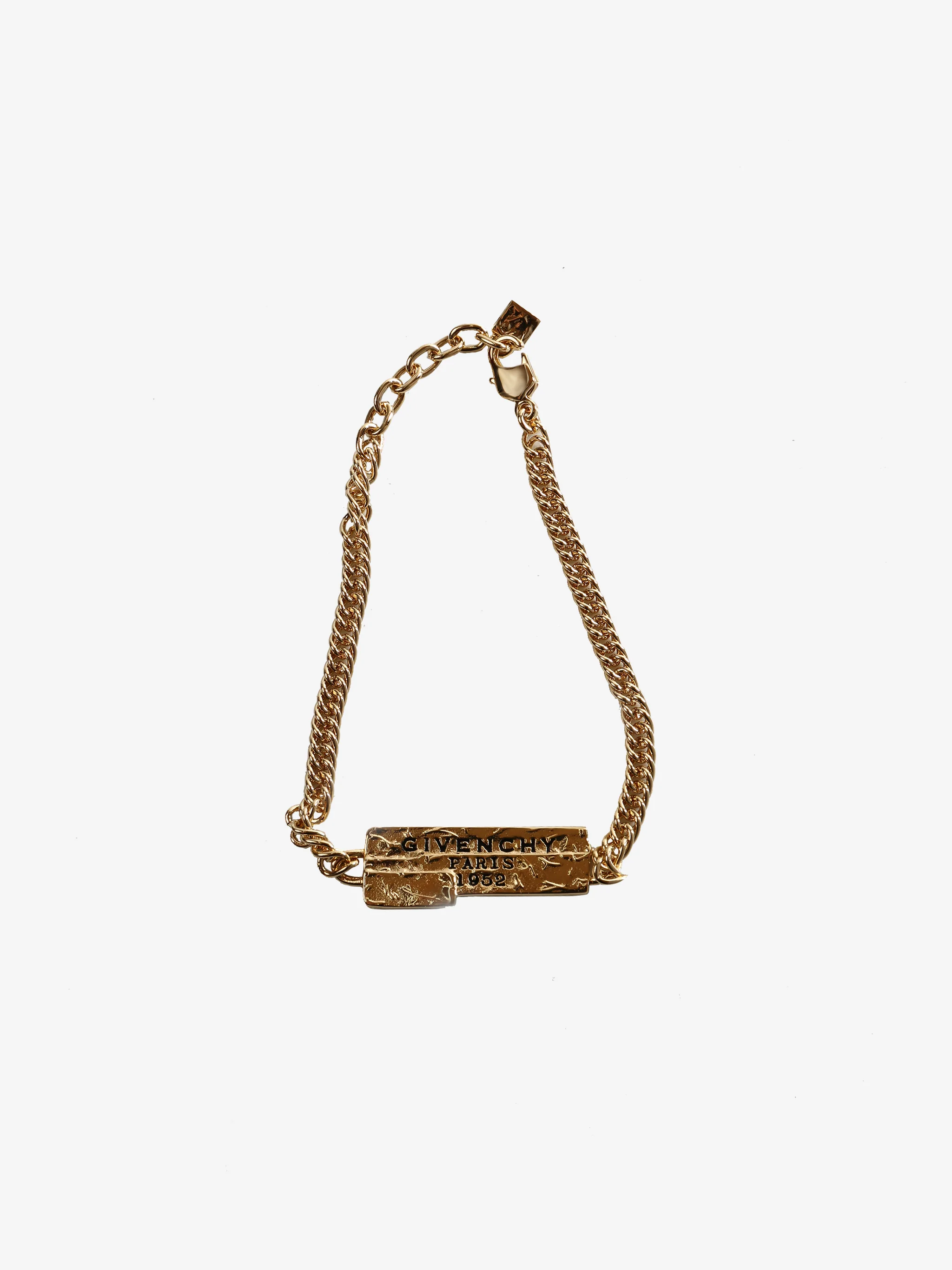 GIVENCHY - Women Tape Bracelet Golden Chain Bracelet