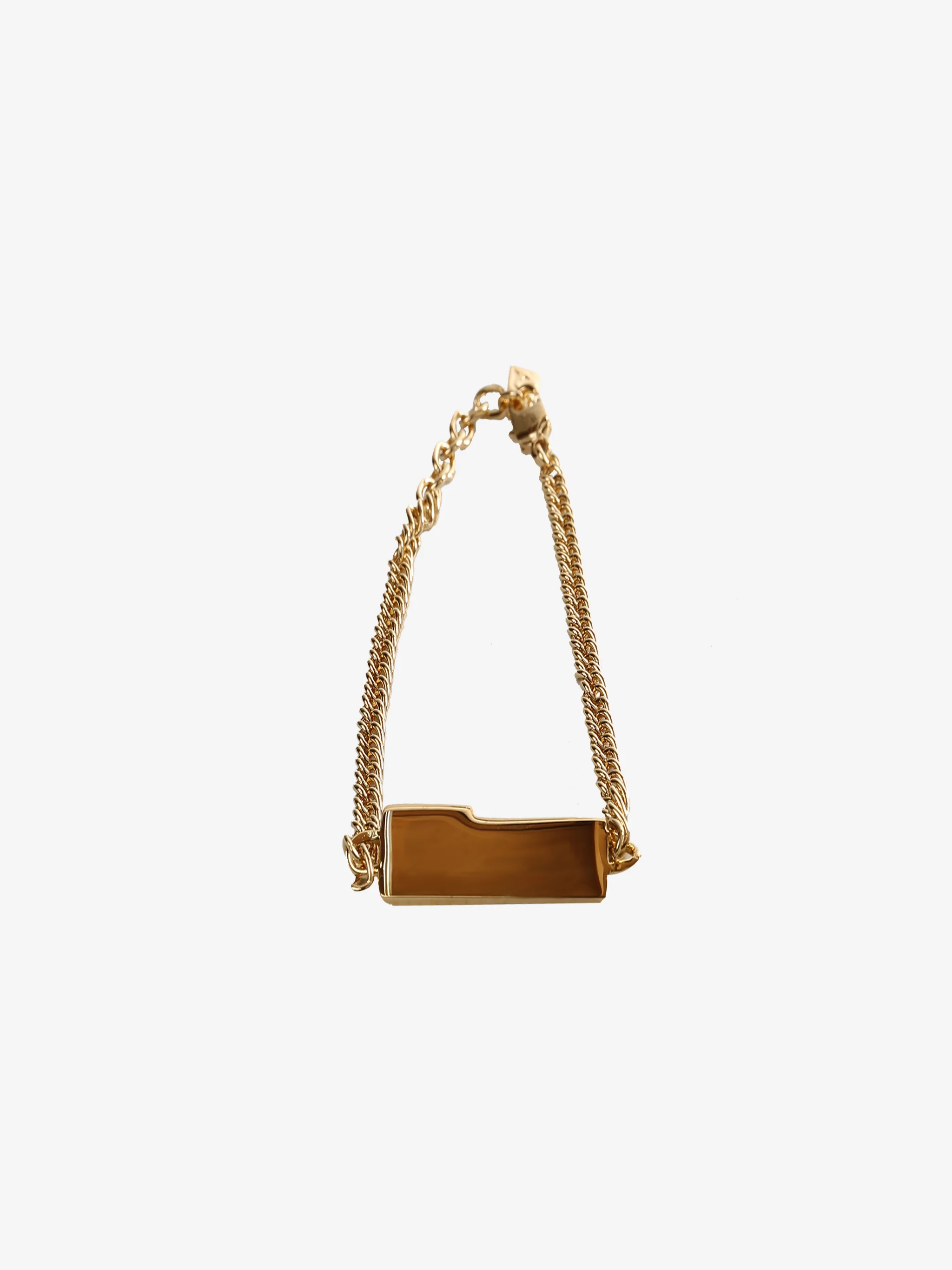 GIVENCHY - Women Tape Bracelet Golden Chain Bracelet - Image 2