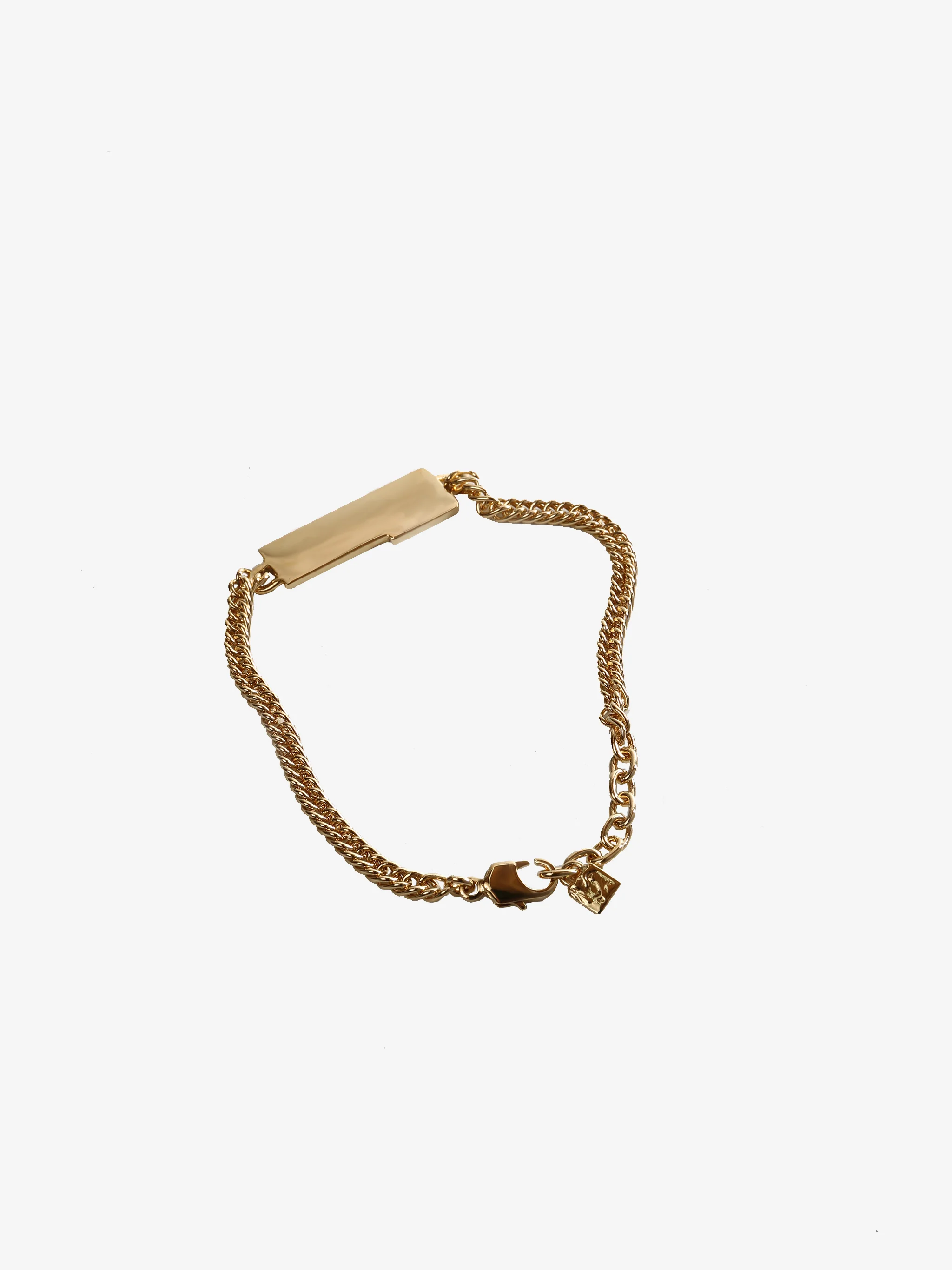 GIVENCHY - Women Tape Bracelet Golden Chain Bracelet - Image 3