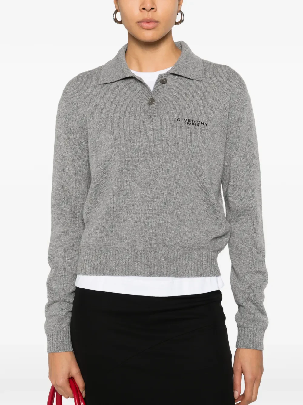 GIVENCHY - Women Long Sleeves Polo Shirt