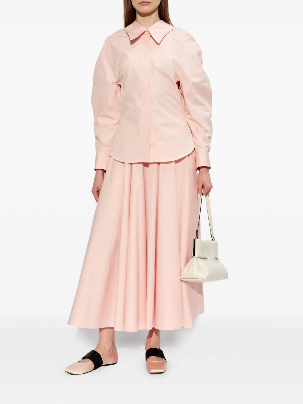 GIVENCHY - Women Sliced Square Ballerina Tonal - Image 6