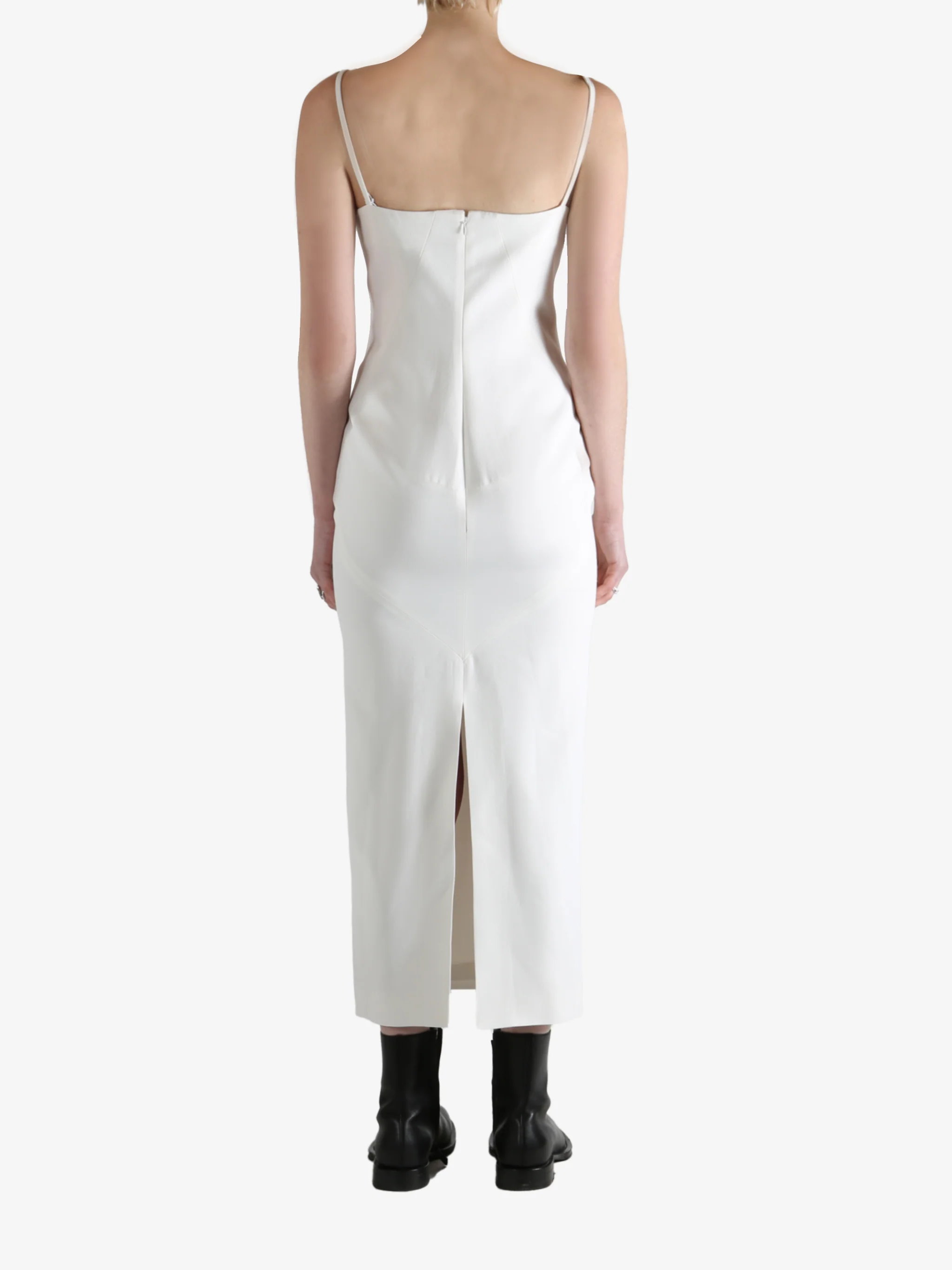 GIVENCHY - Women Square Neckline Long Dress - Image 3