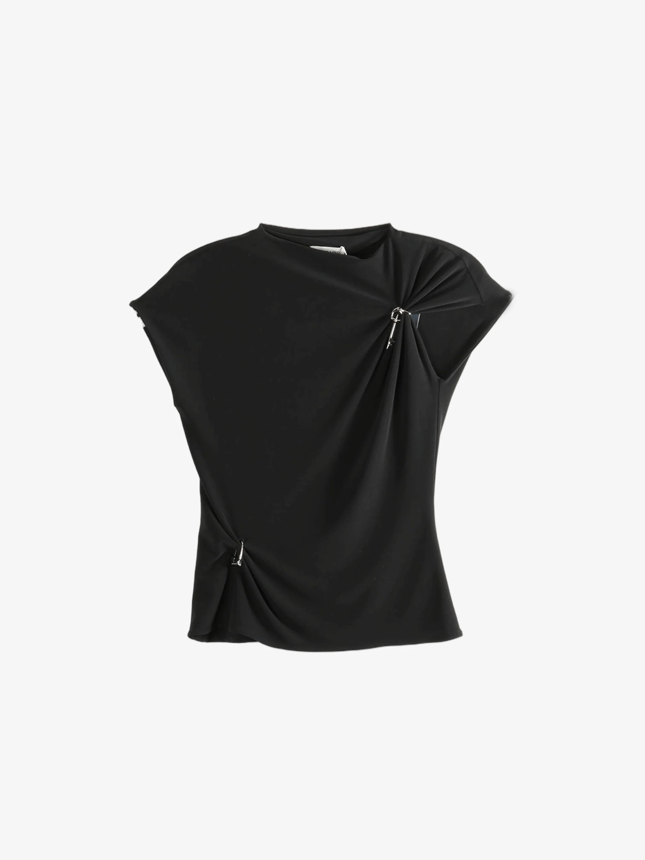 GRACE LING - Women Relic Charms Mock Neck Top - Image 5