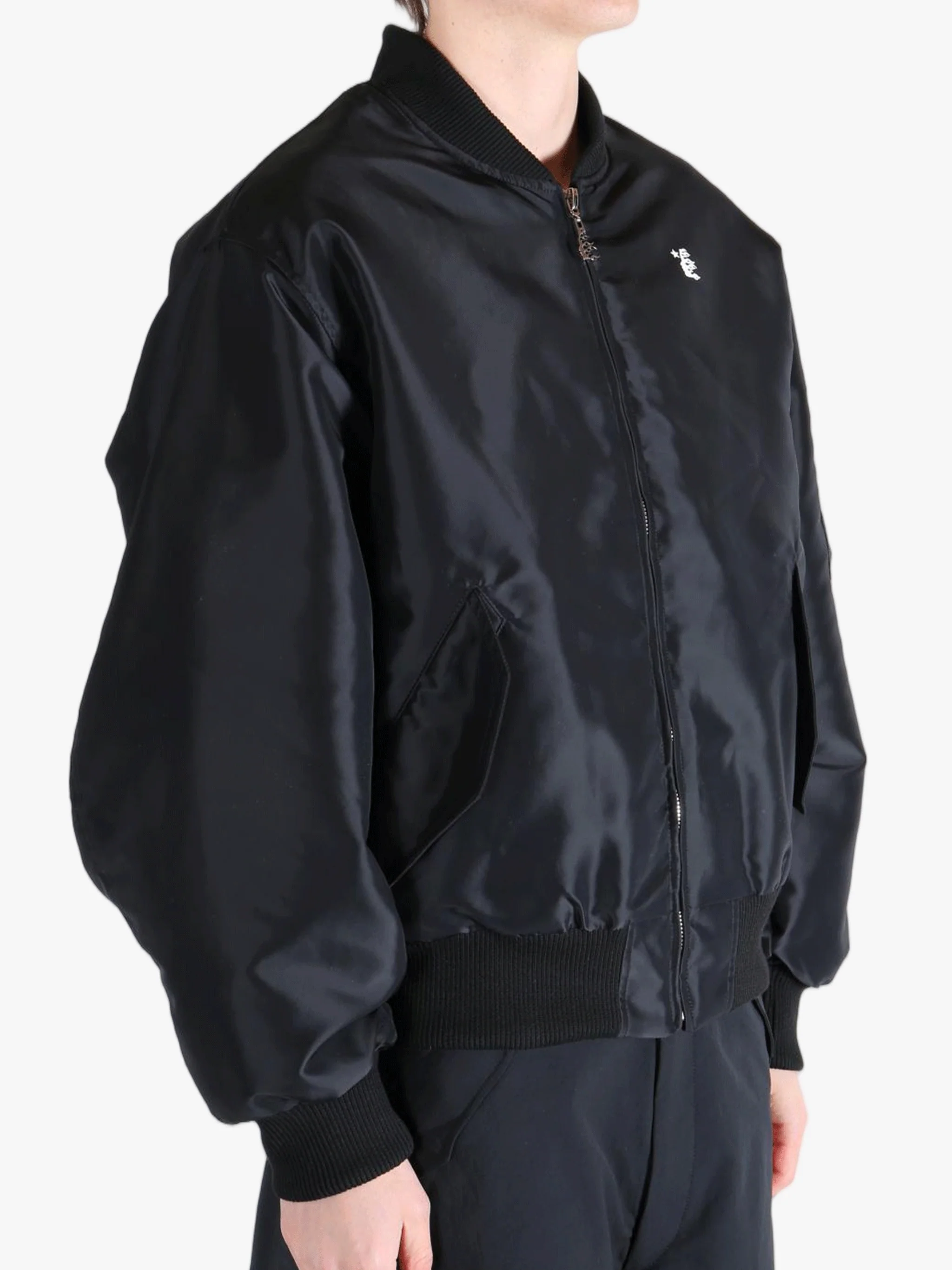 HELLSTAR - Men Core Logo Bomber Jacket - Image 2