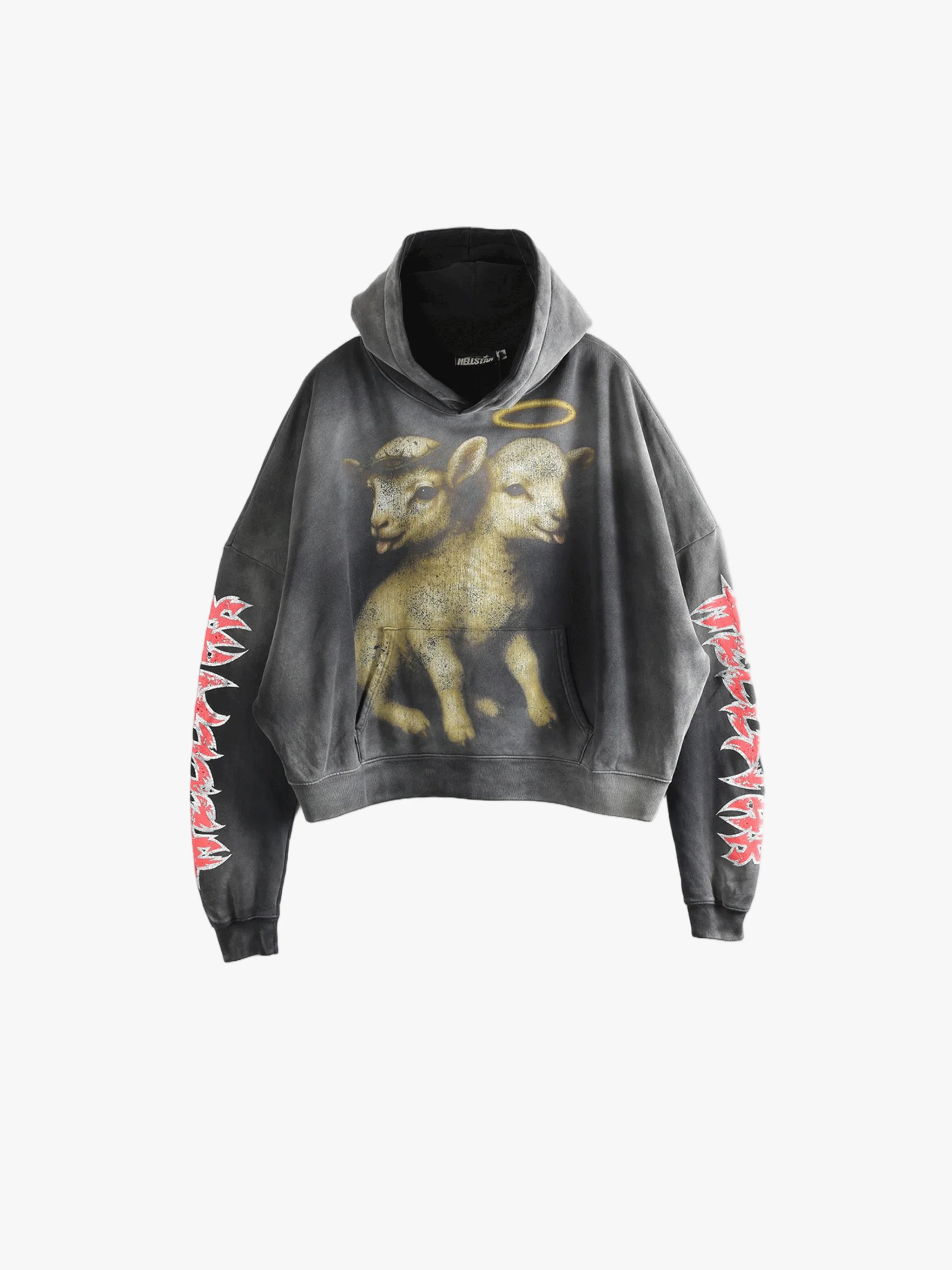 HELLSTAR - Men Lamb Hoodie - Image 4