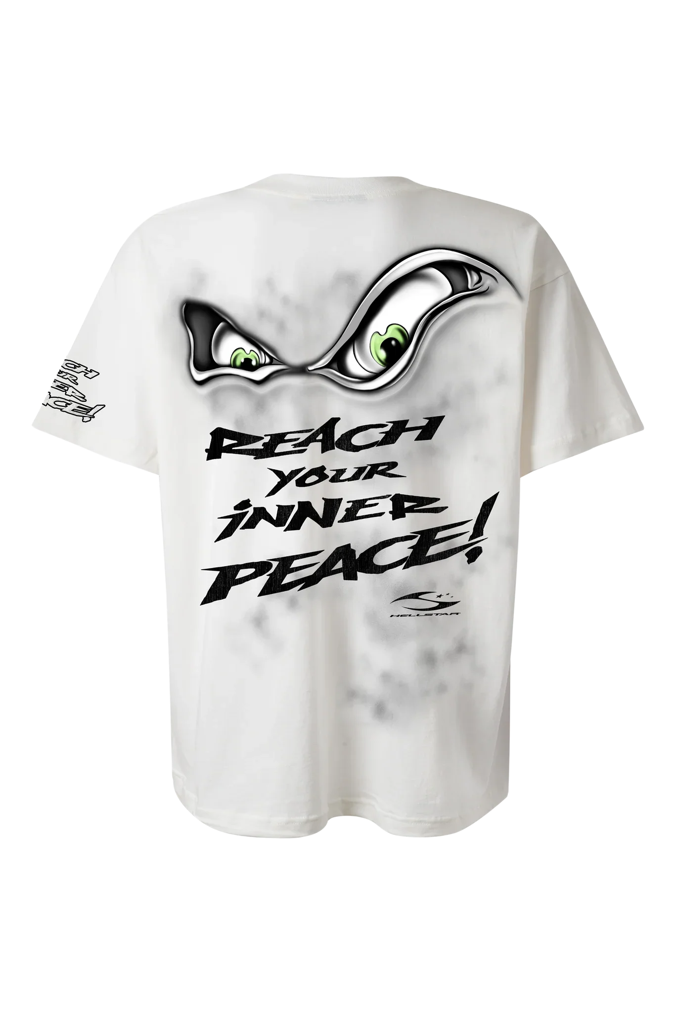 HELLSTAR - Men Reach Your Inner Peace Yoga T-Shirt - Image 2