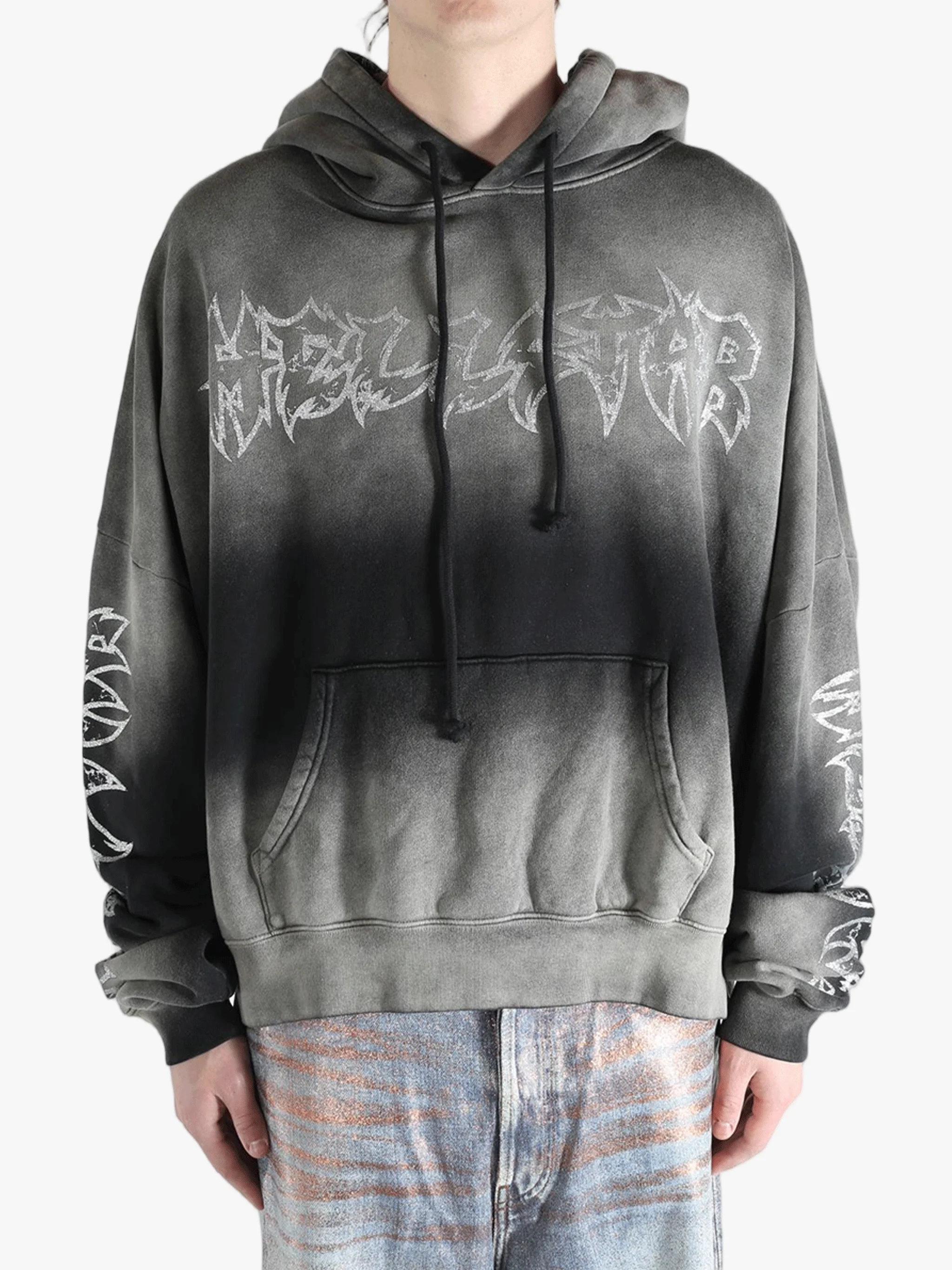 HELLSTAR - Men Stars Shine Graffiti Hoodie