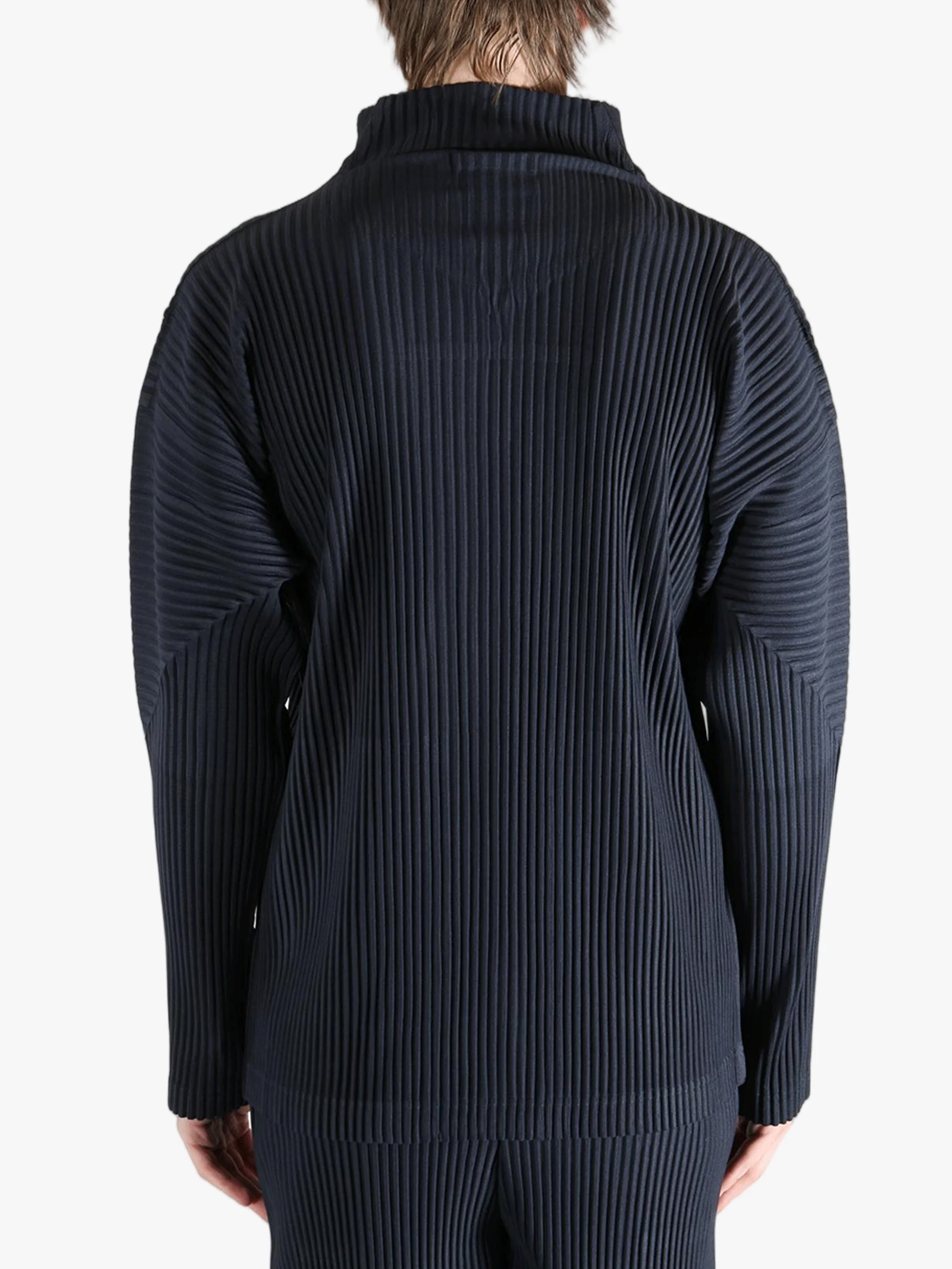 HOMME PLISSE ISSEY MIYAKE - Men Basics Zipup Cardigan - Image 3