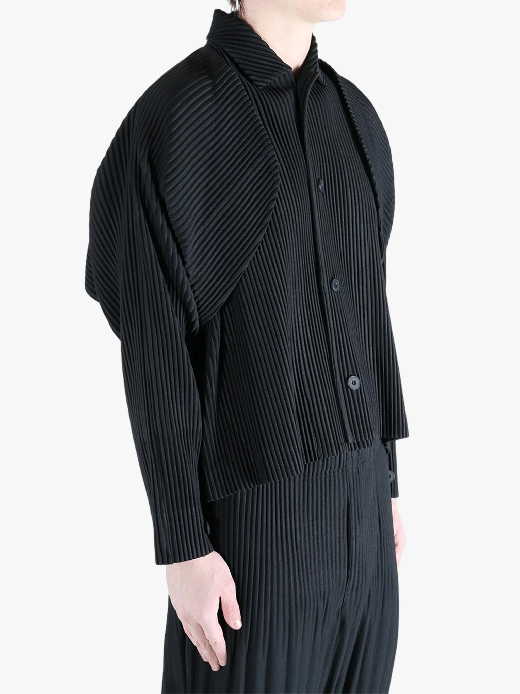 HOMME PLISSE ISSEY MIYAKE - Men Cover And Fold Blouson - Image 2