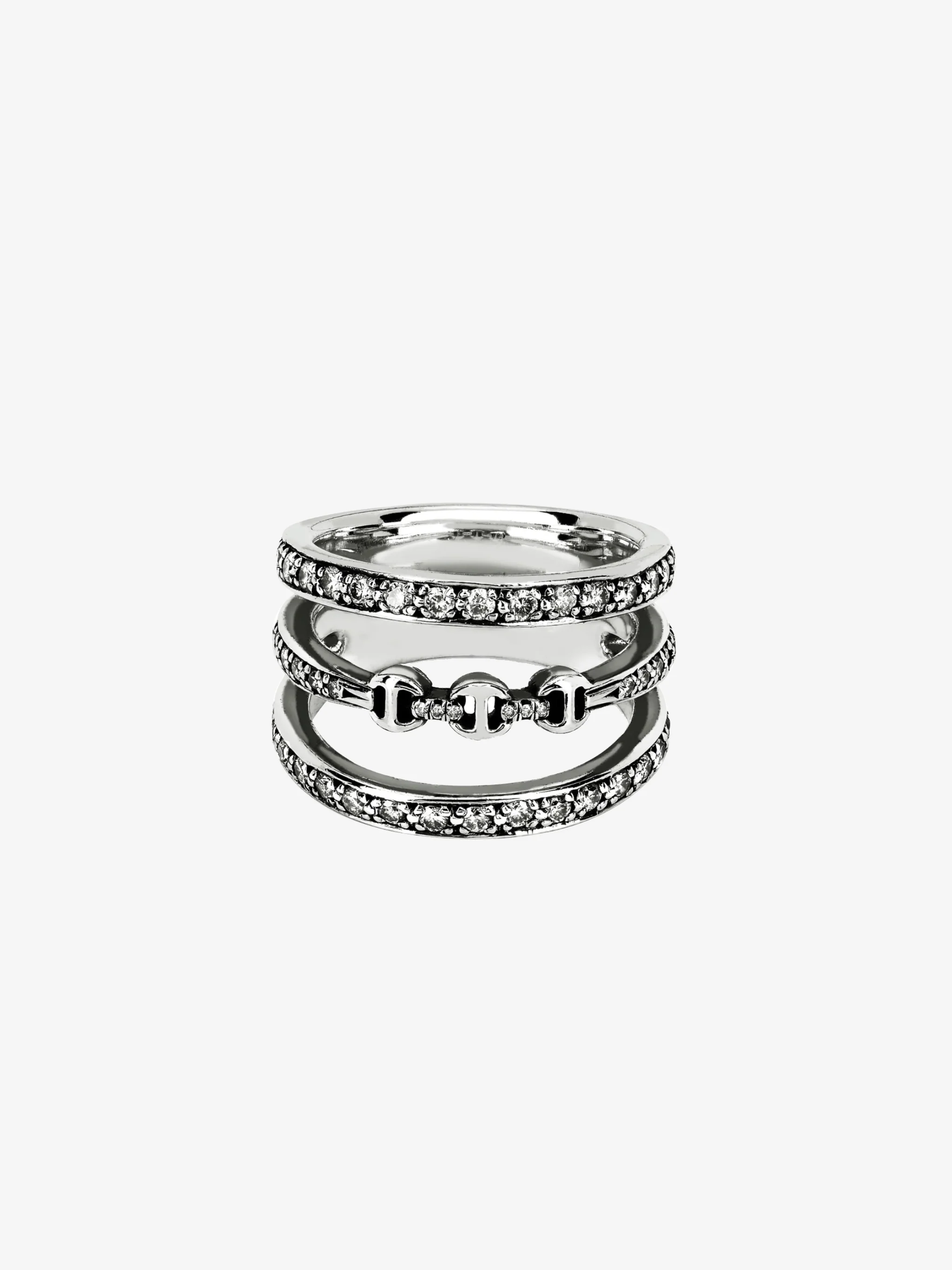 HOORSENBUHS - Asset Triple Band With Diamonds