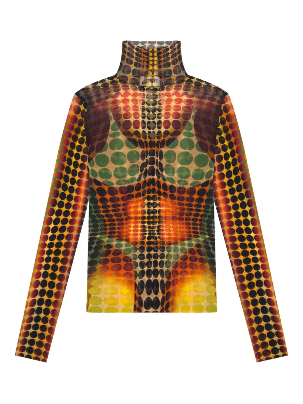 JEAN PAUL GAULTIER - Women High Neck Long Sleeves Top - Image 5