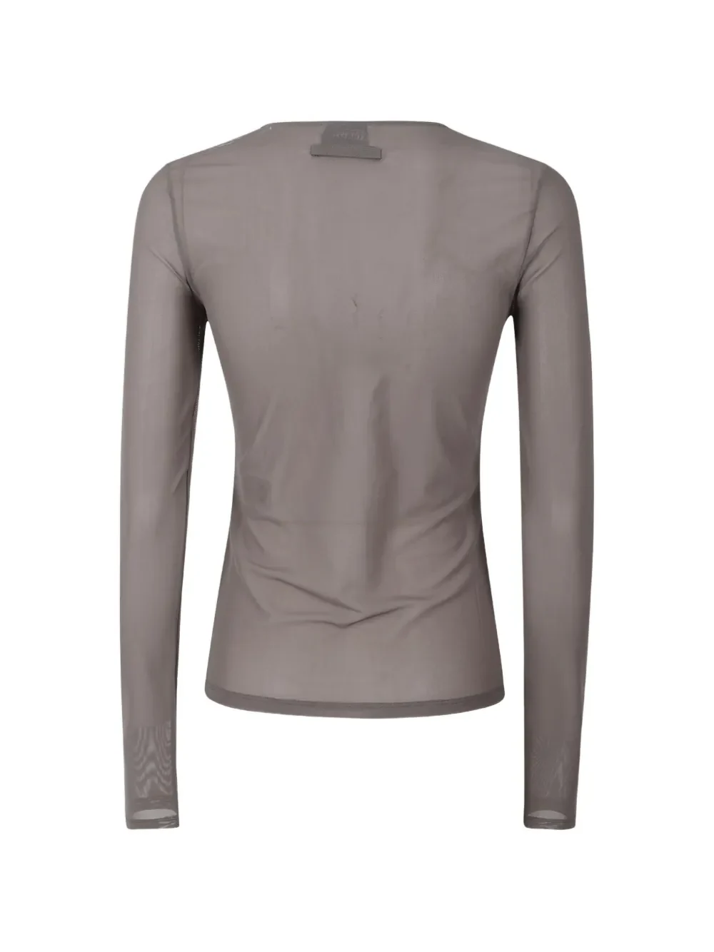 JEAN PAUL GAULTIER - Women Mesh Crewneck Embroidered Long Sleeves Top - Image 2