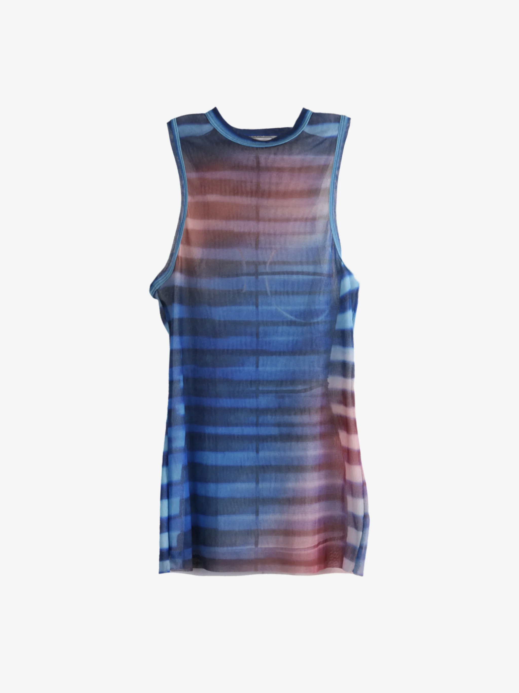 JEAN PAUL GAULTIER - Women Mesh Printed "Air" Tank Top - Image 4